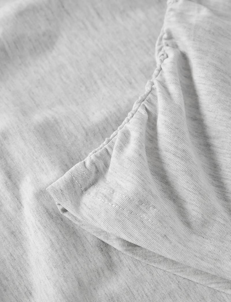LMTD - NLFNOVEGAT SS SHORT S TOP - kurzärmelige - light grey melange - 2
