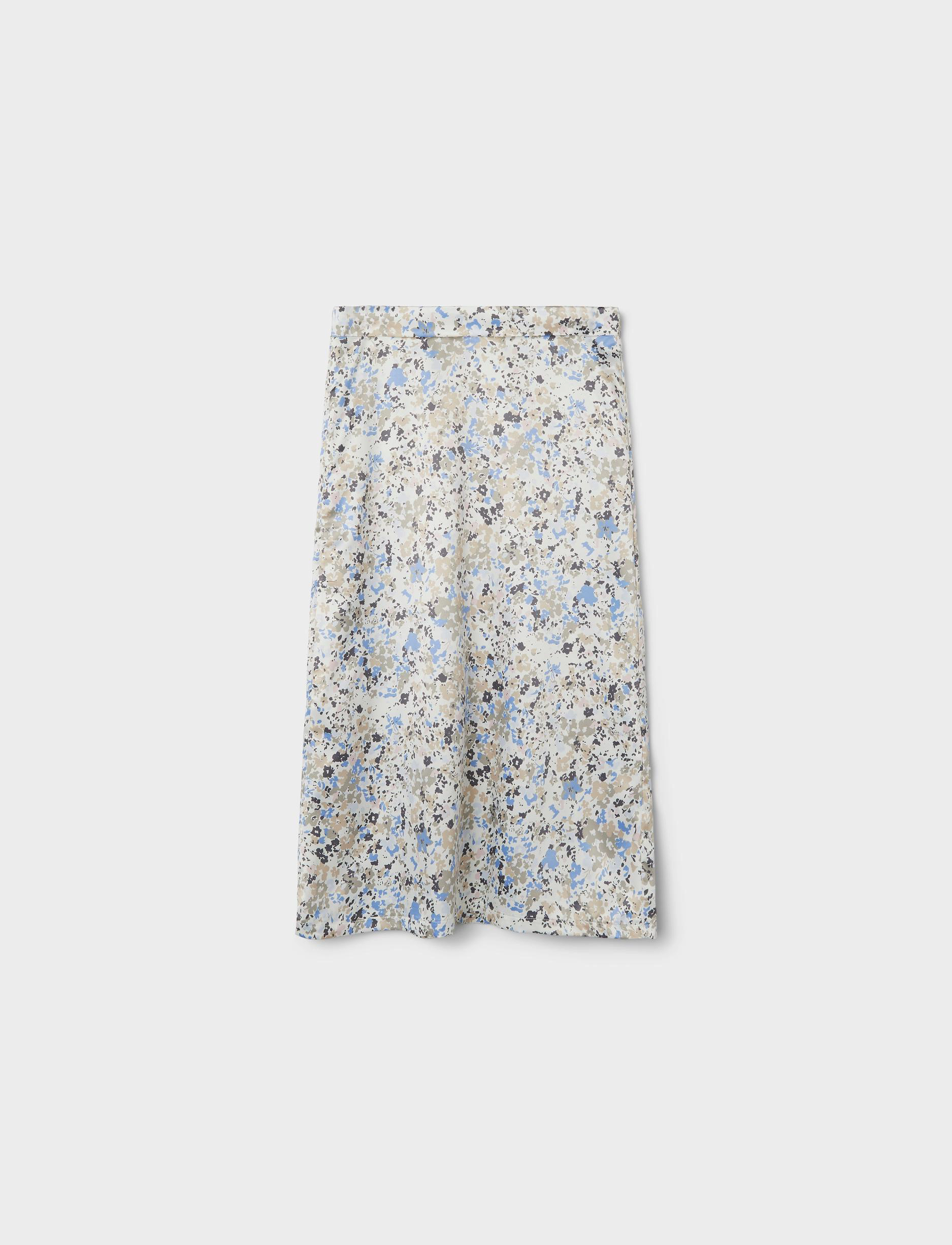 LMTD Nlffatin Skirt, 170, Multi/patterned, Nederdele > Knælange Og Midi, Dame