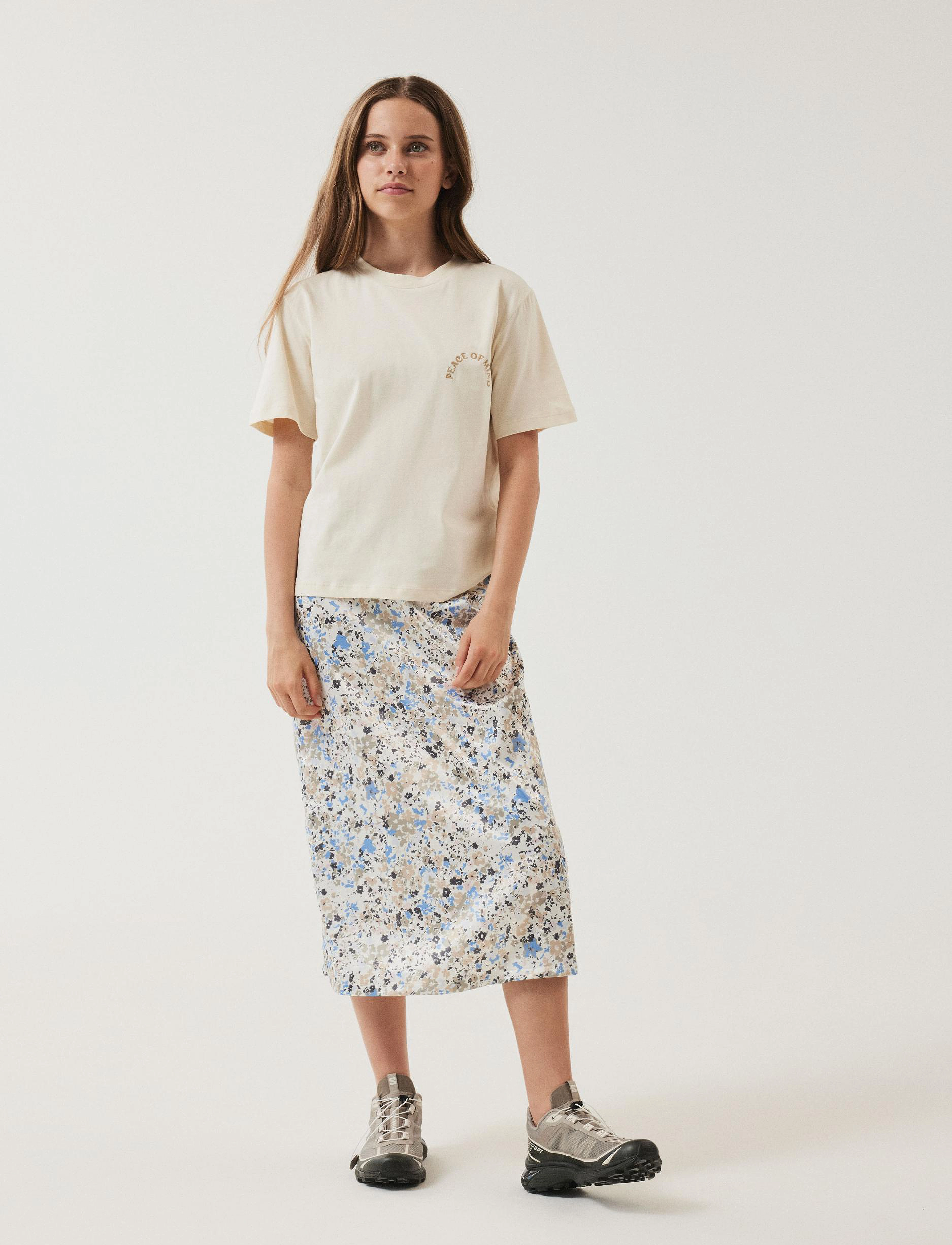 LMTD - NLFFATIN SKIRT - midi svārki - turtledove - 5