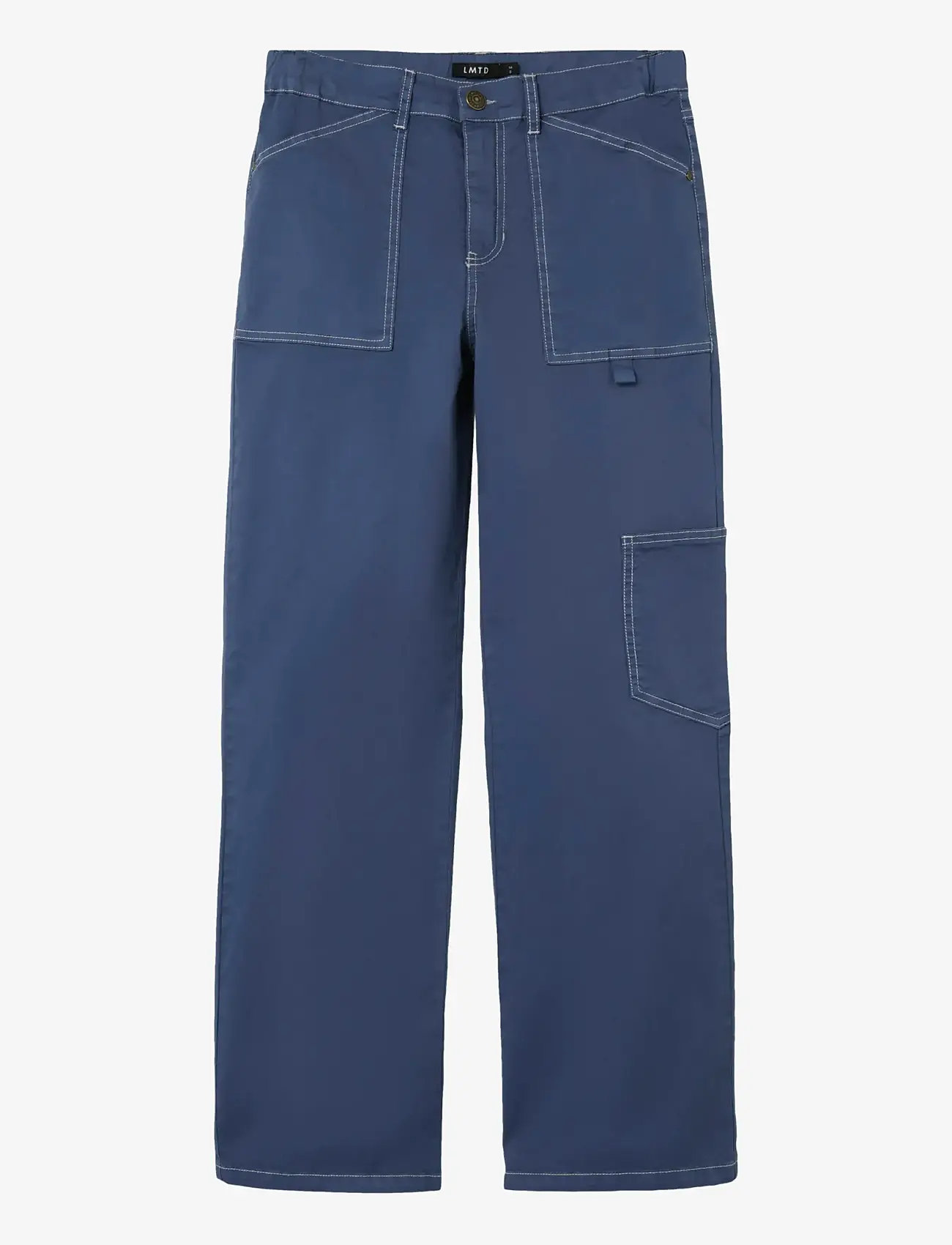 LMTD - NLMSUNI TWI LOOSE WORKER PANT - vintage indigo - 0