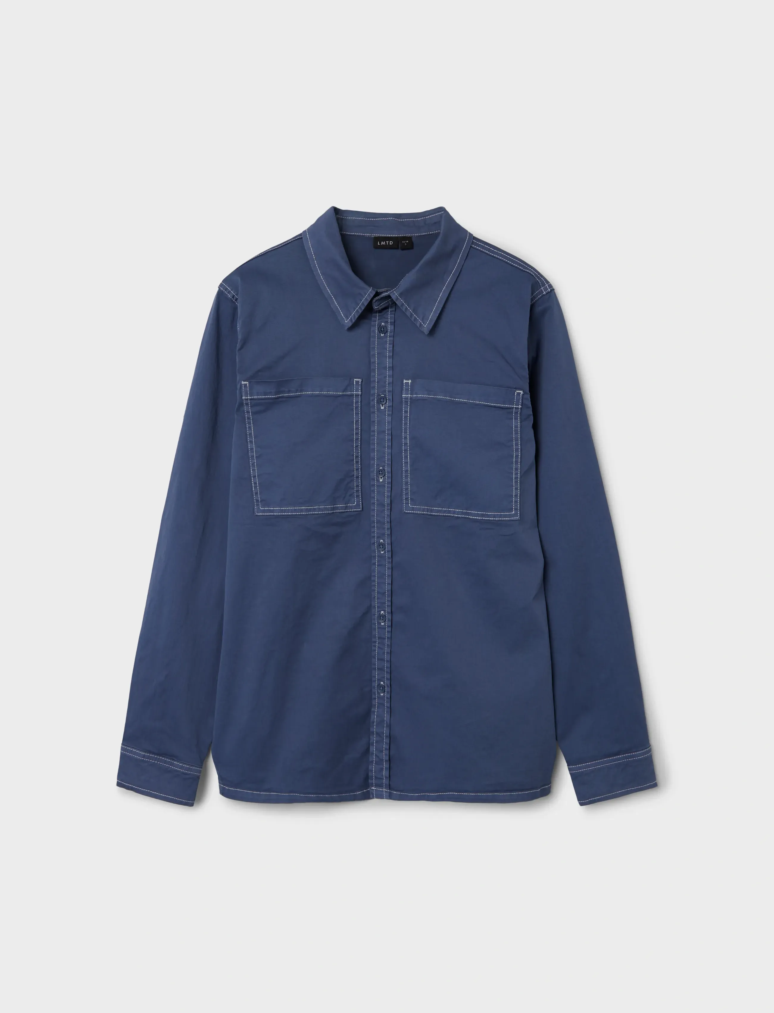 LMTD - NLMSUNI TWI LS OVERSHIRT - vintage indigo - 3