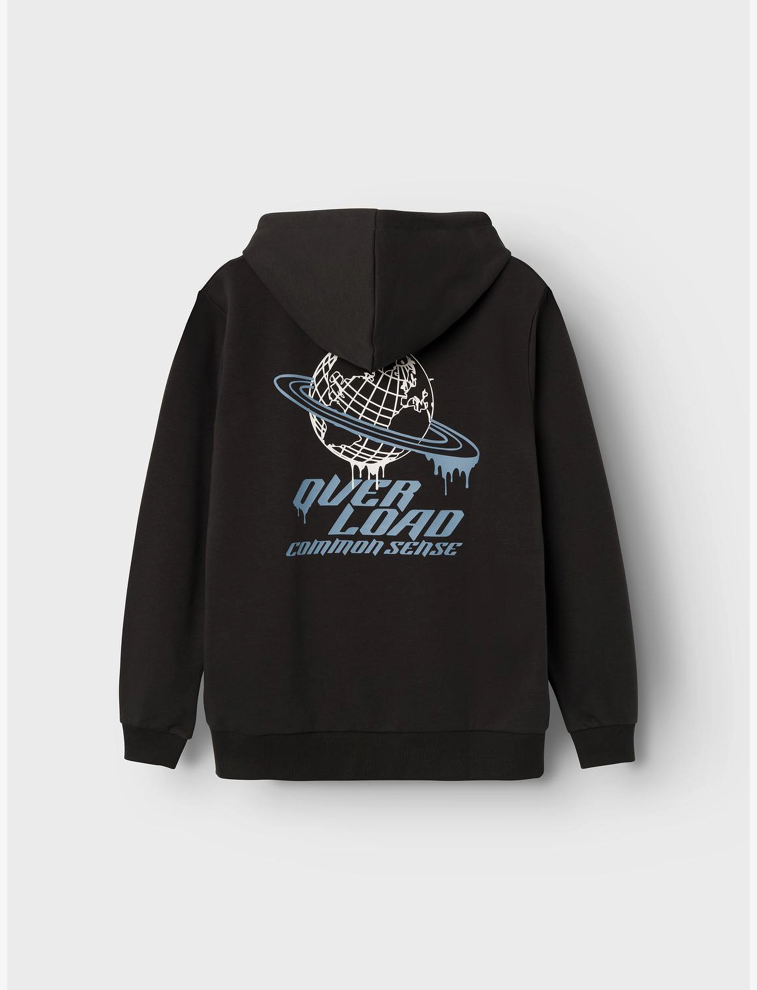 LMTD - NLMHOAD LS SWEAT W. HOOD - raven - 1