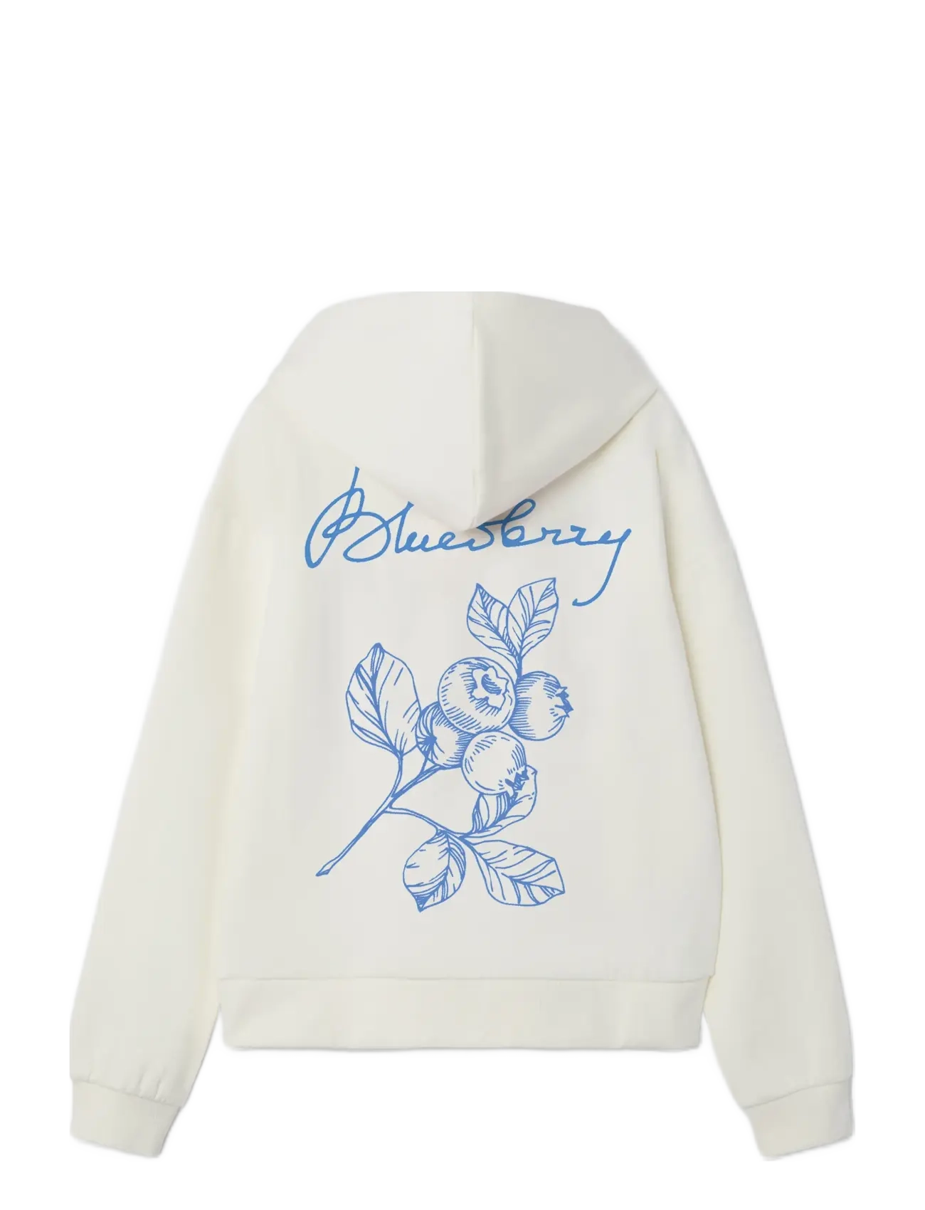 LMTD - NLFHERRY LS SWEAT W HOOD - white alyssum - 1