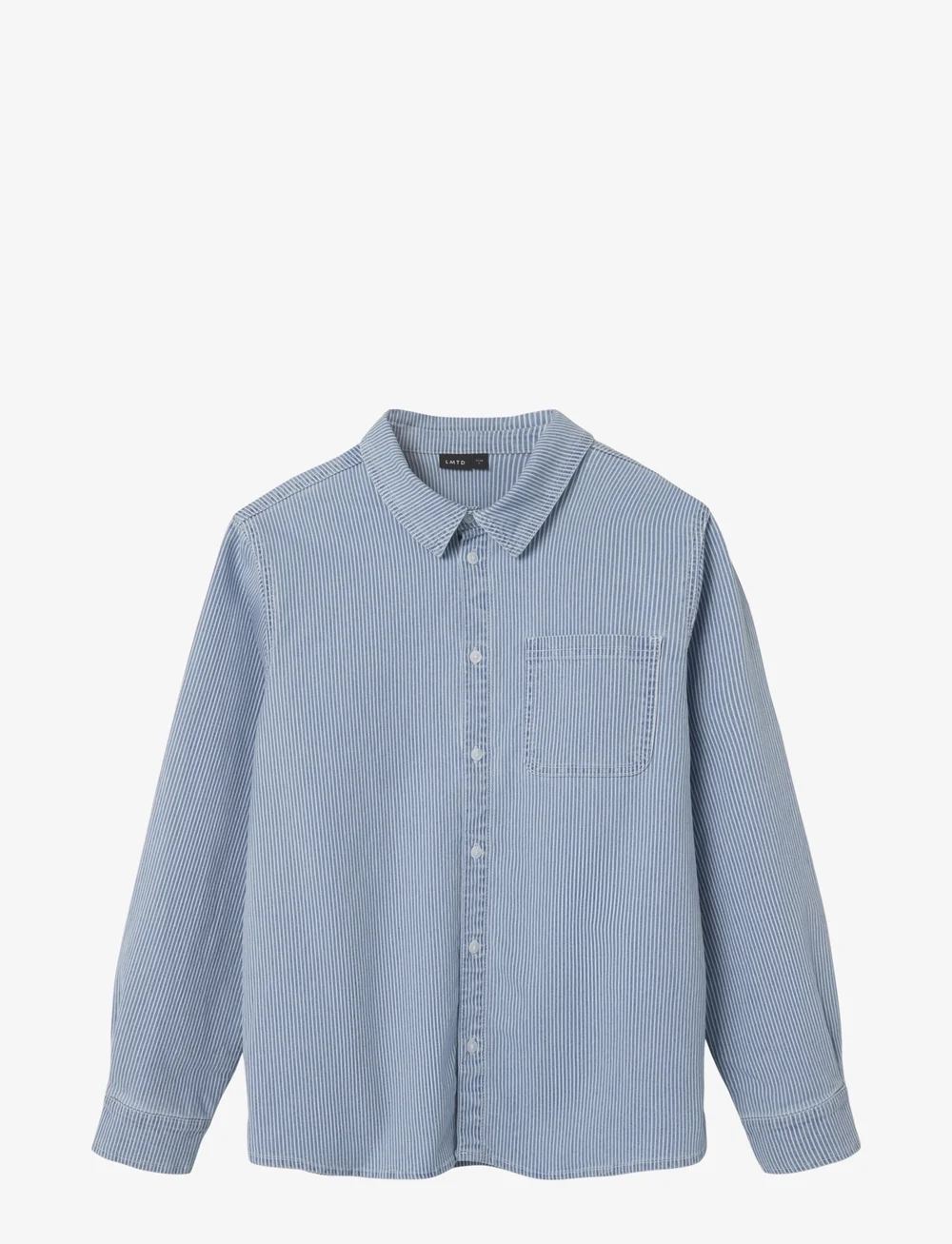 LMTD - NLNNICKY TWI LS OVERSHIRT - pikkade varrukatega särgid - light blue denim - 1