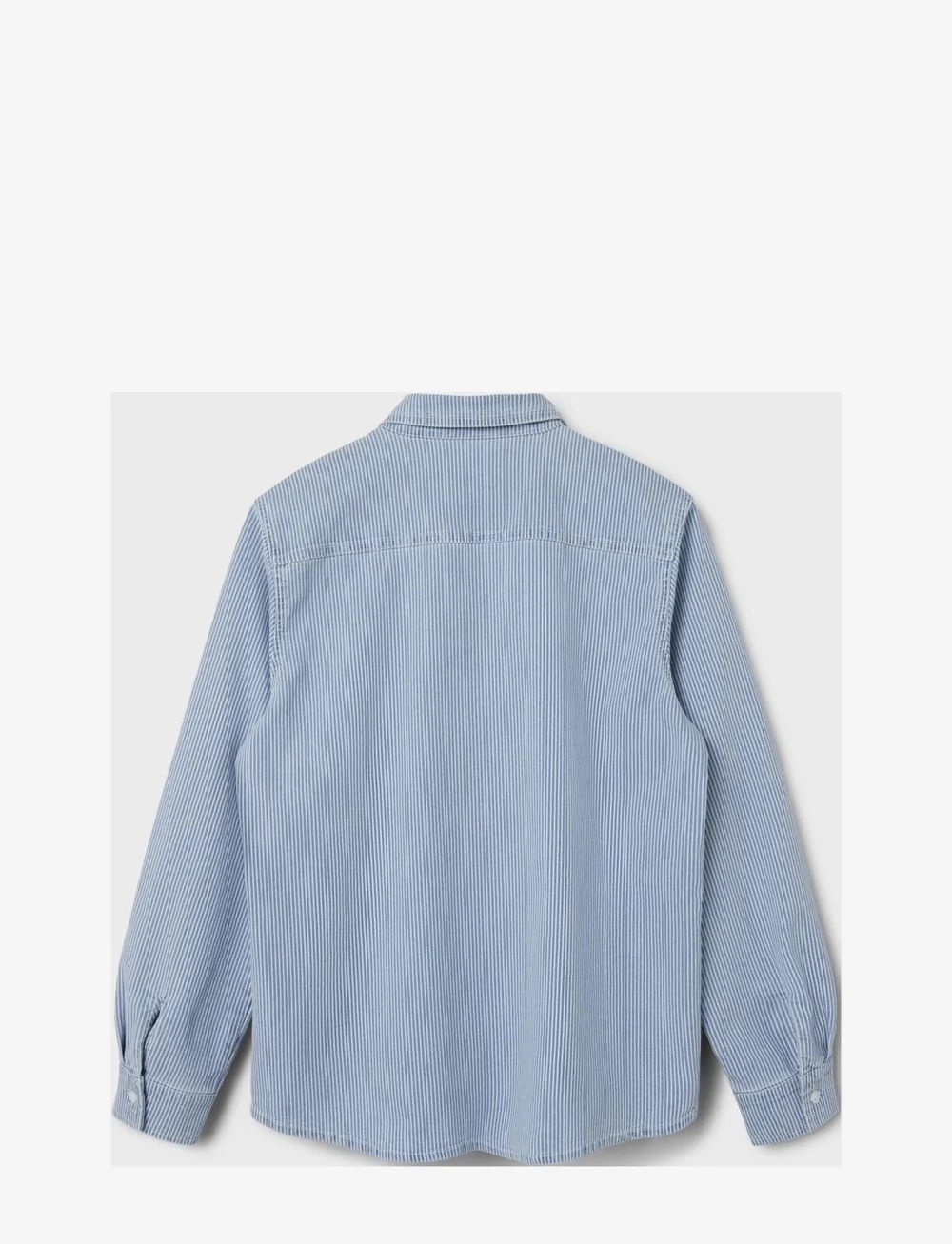 LMTD - NLNNICKY TWI LS OVERSHIRT - pikkade varrukatega särgid - light blue denim - 2