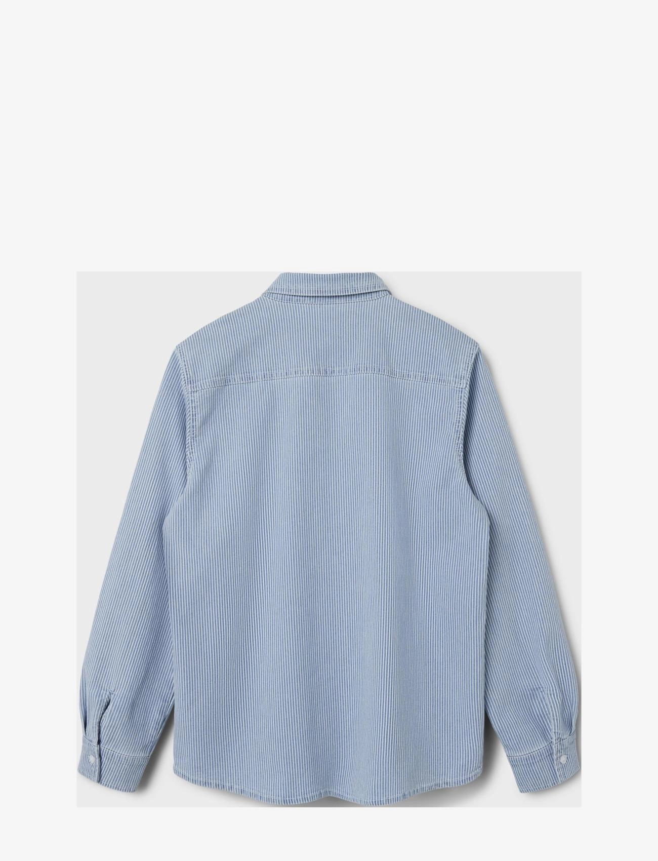 LMTD - NLNNICKY TWI LS OVERSHIRT - light blue denim - 2