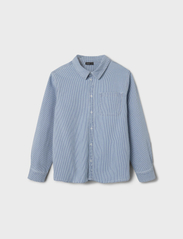 LMTD - NLNNICKY TWI LS OVERSHIRT - long-sleeved shirts - light blue denim - 0
