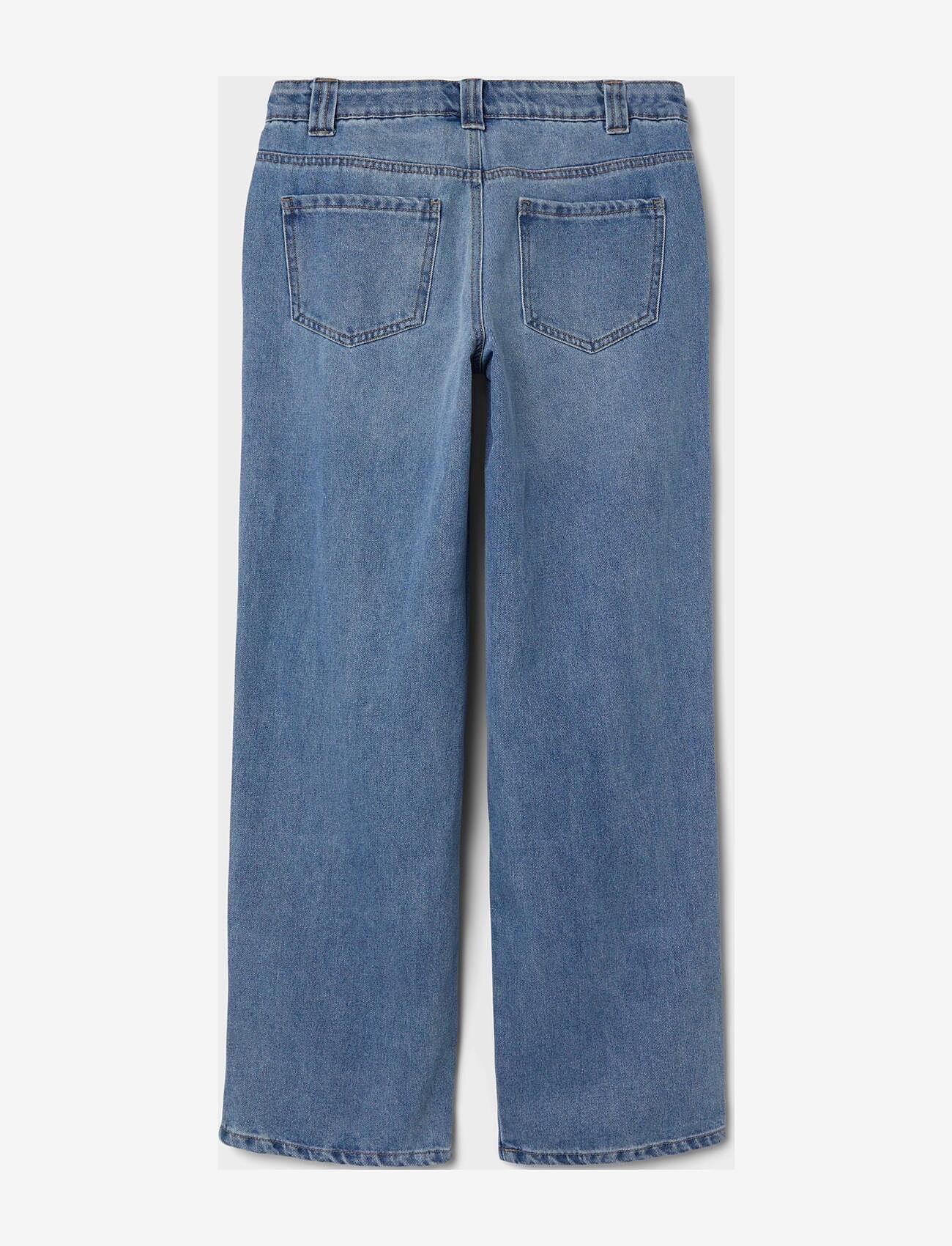 LMTD - NLFHIPIZZA DNM LW STRAIGHT PANT - medium blue denim - 1