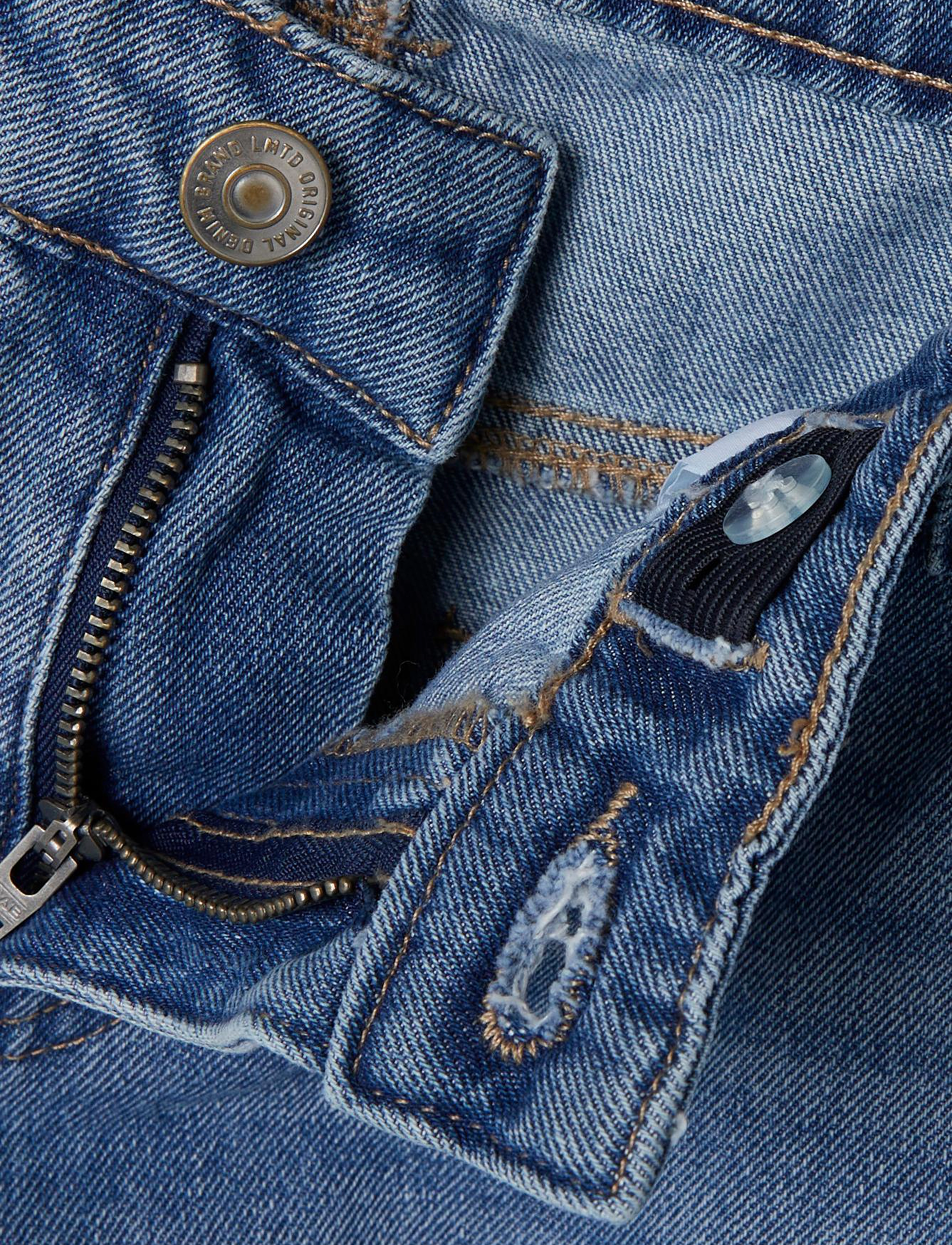 LMTD - NLFHIPIZZA DNM LW STRAIGHT PANT - medium blue denim - 3