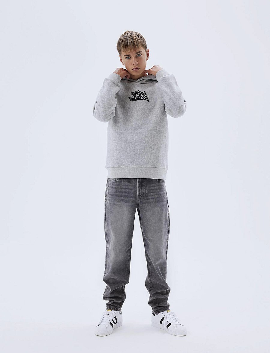 LMTD - NLMNIZZA G DNM DAD PANT NOOS - grey denim - 0
