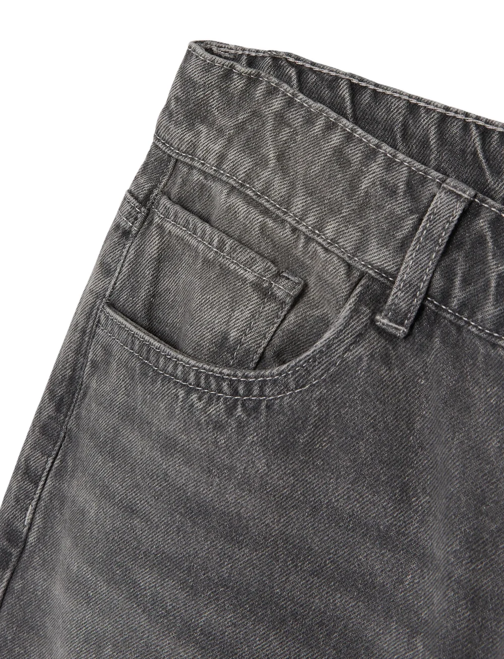 LMTD - NLMNIZZA G DNM DAD PANT NOOS - tapered jeans - grey denim - 3
