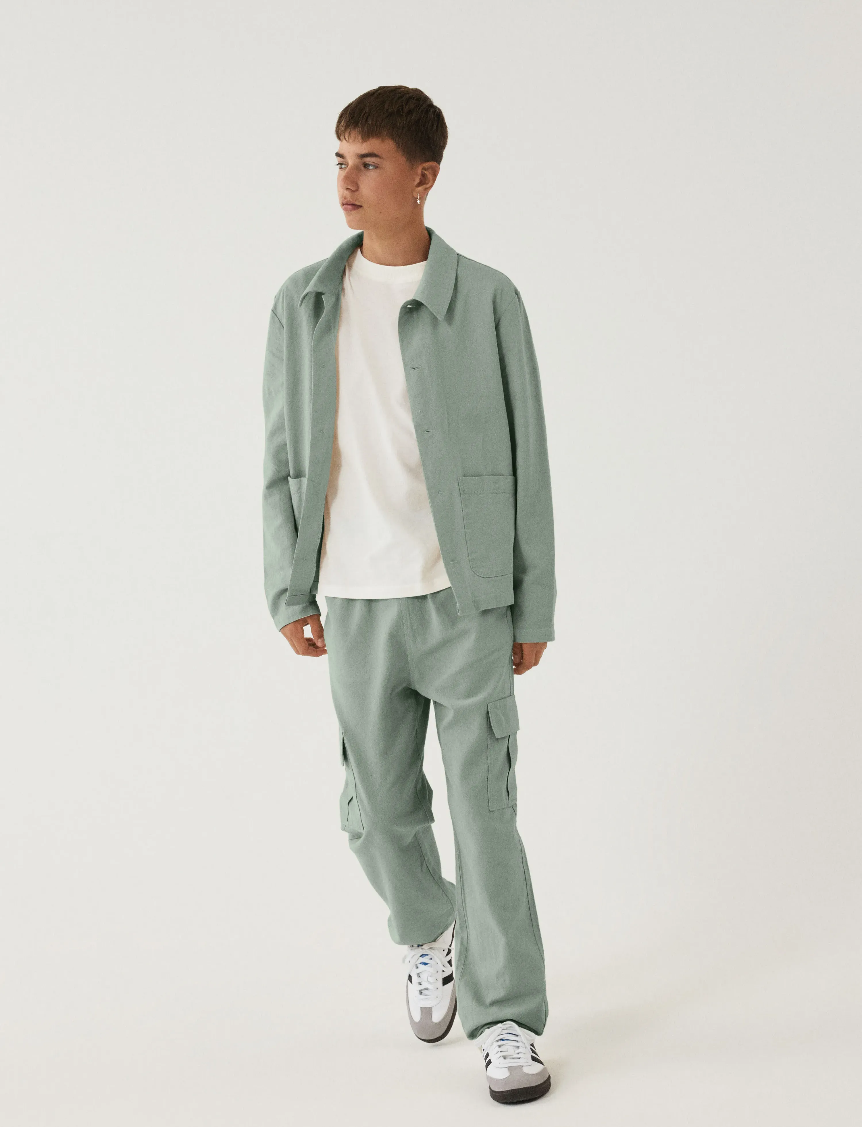 LMTD - NLMNANSON LS SHIRT - shadow - 2