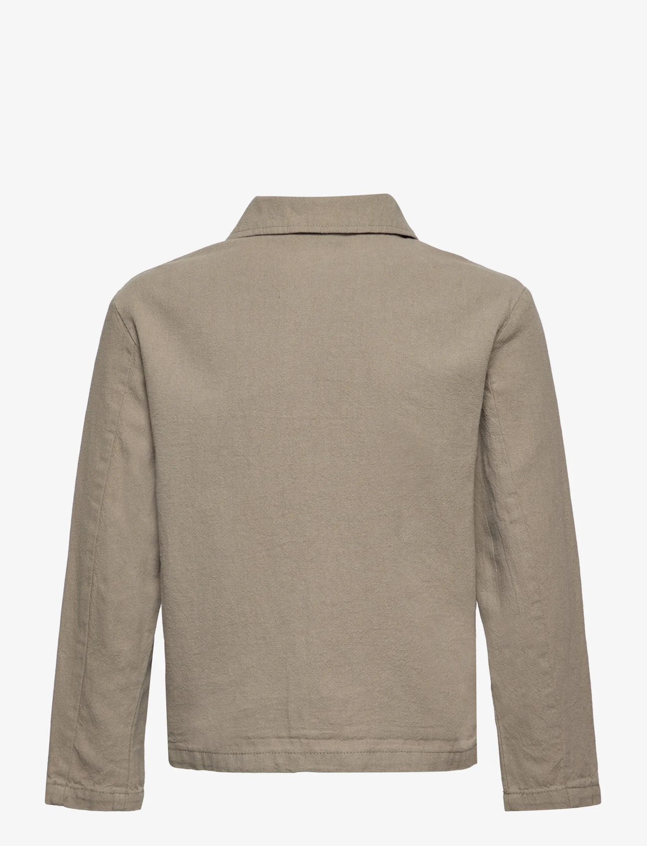 LMTD - NLMNANSON LS SHIRT - pitkähihaiset kauluspaidat - vetiver - 1