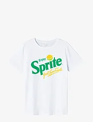 LMTD - NLNAJLAX FANTASPRITE SS L TOP BOX BFU - short-sleeved t-shirts - bright white - 0
