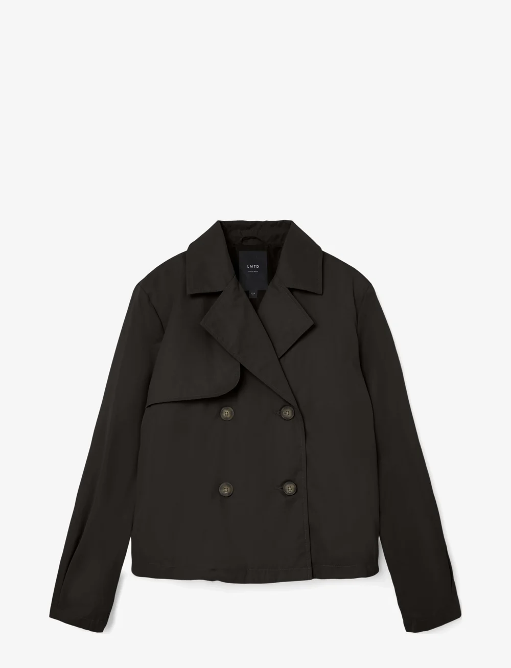 LMTD - NLFMATA SHORT1 TRENCHCOAT - lette jakker - black - 1