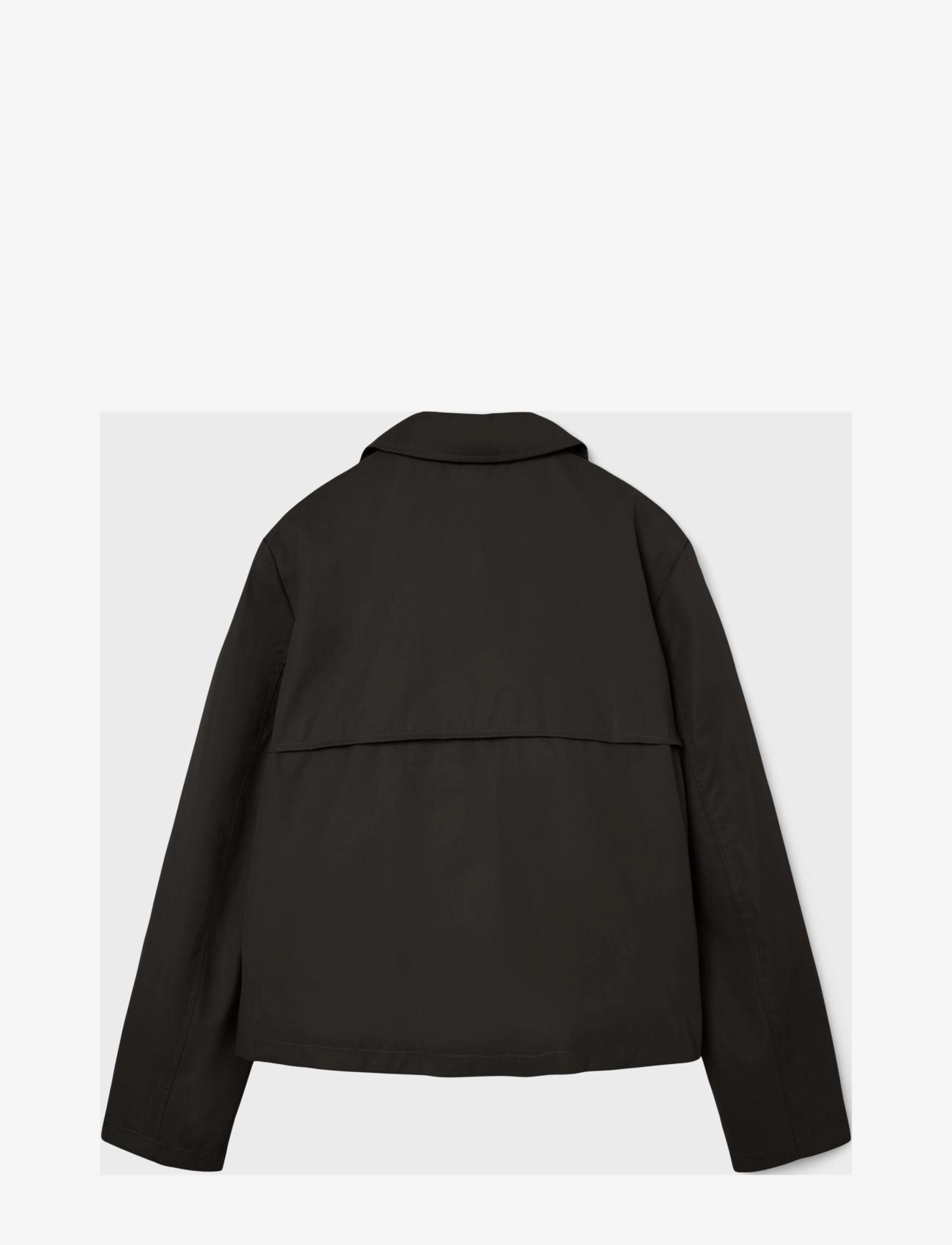 LMTD - NLFMATA SHORT1 TRENCHCOAT - black - 2