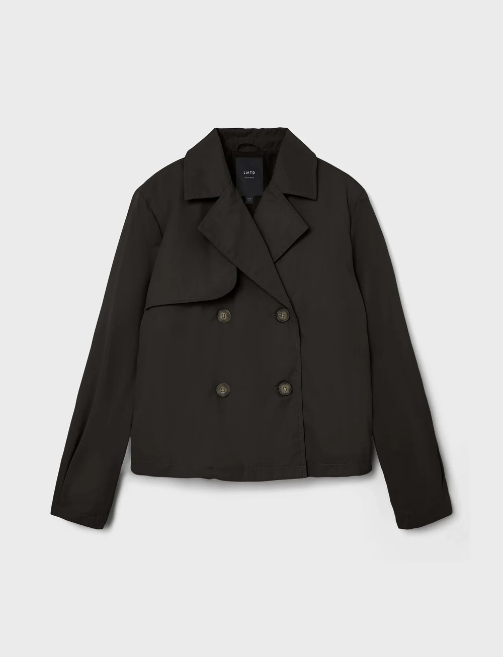 LMTD - NLFMATA SHORT1 TRENCHCOAT - lette jakker - black - 0