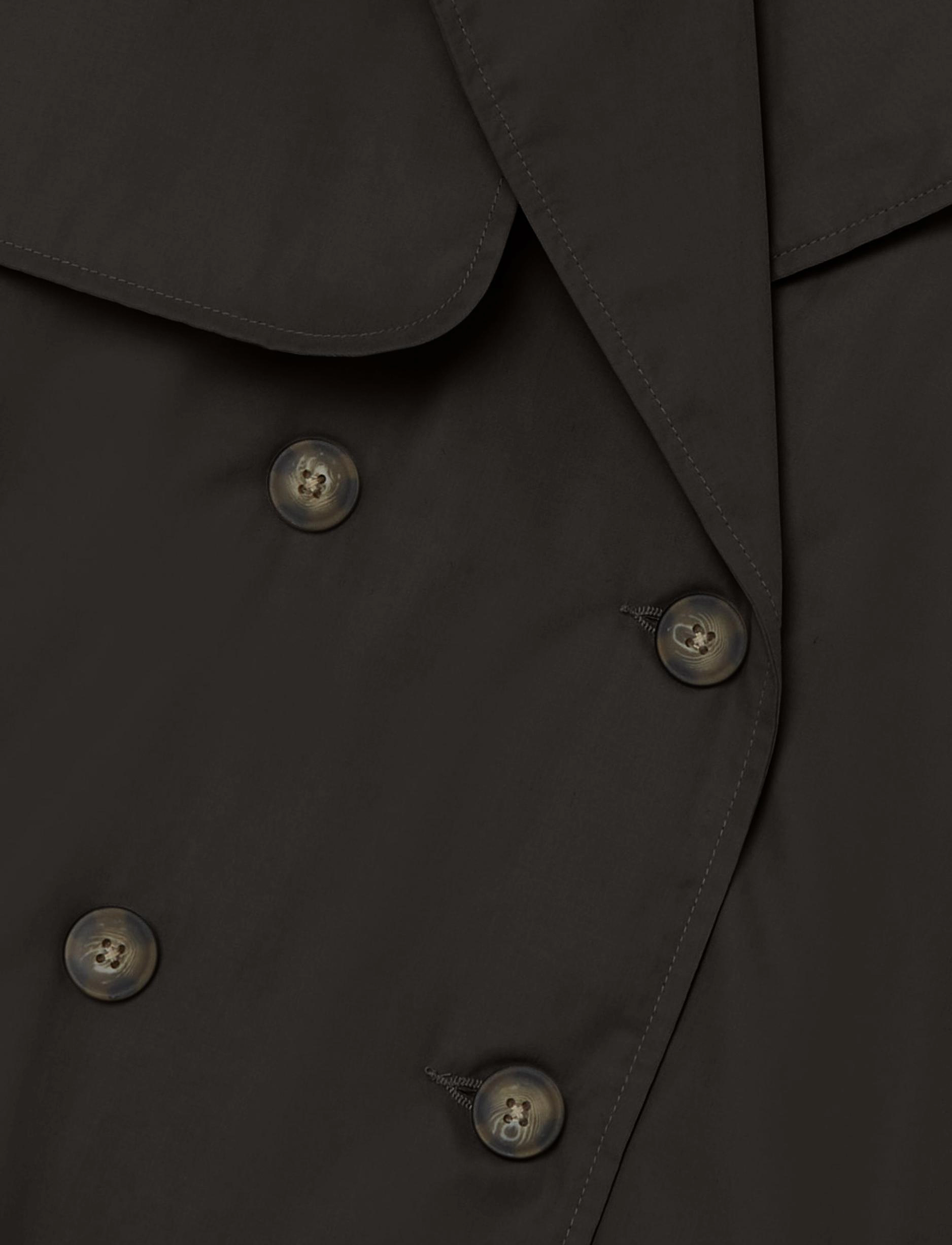 LMTD - NLFMATA SHORT1 TRENCHCOAT - black - 3