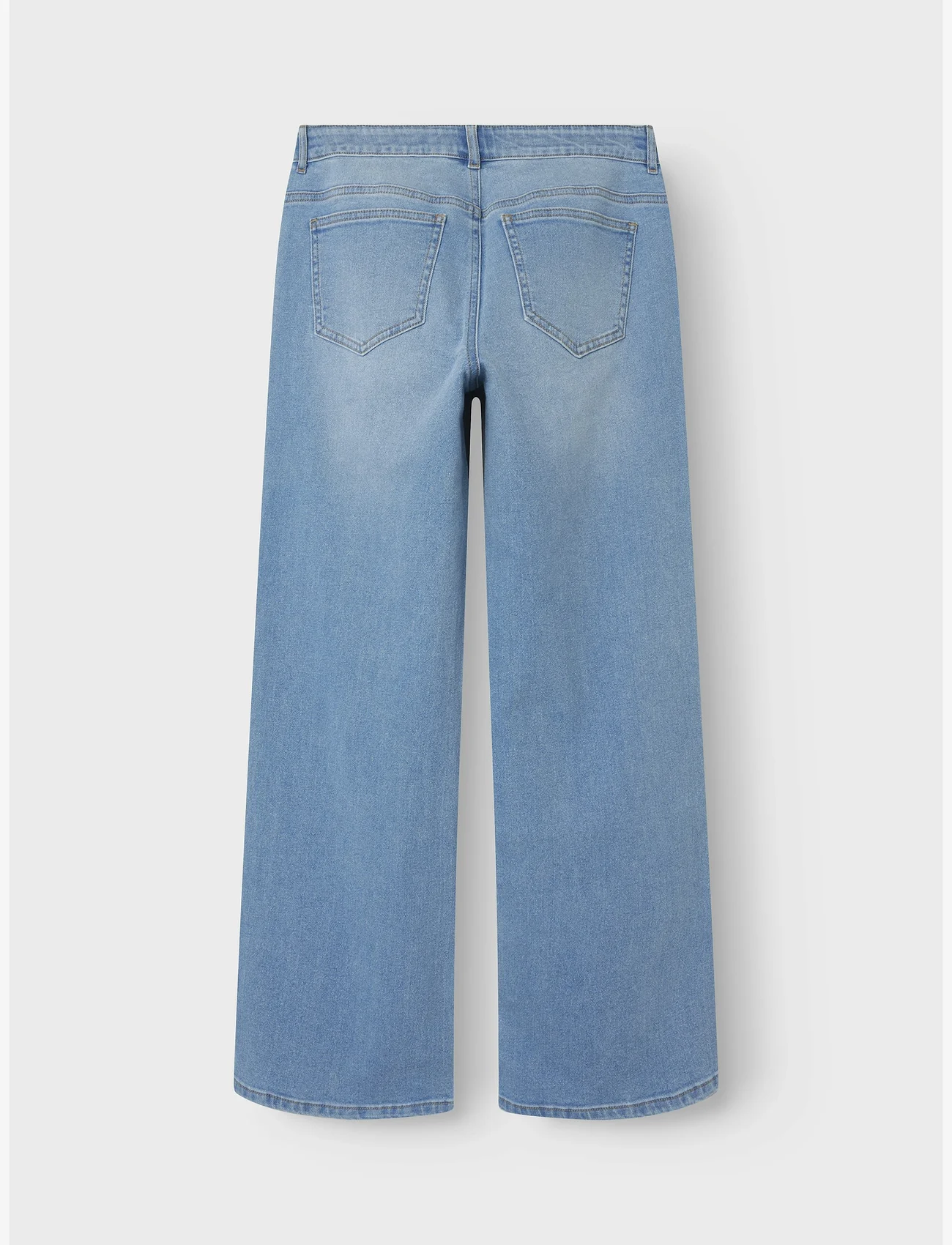 LMTD - NLFTARIANNEDECO DNM LW STRAIGHT PANT - regular jeans - medium blue denim - 1