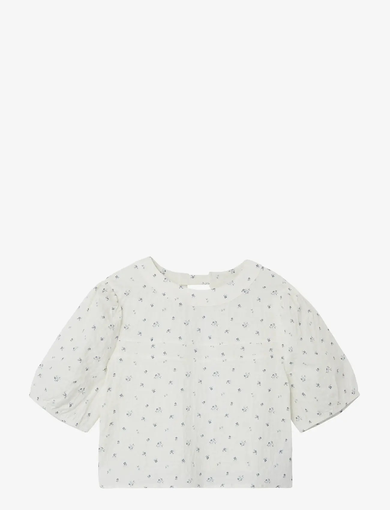 LMTD - NLFHEERSA SS CROP TOP - blusen & tuniken - white alyssum - 0