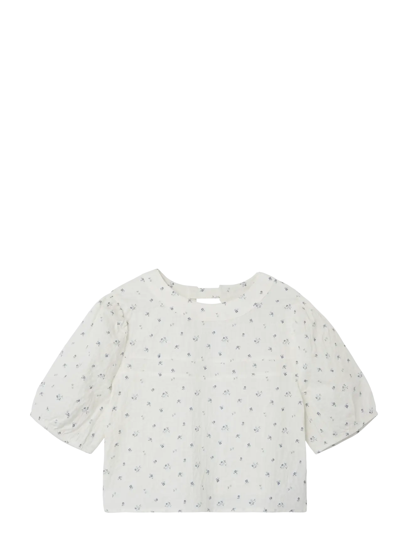 LMTD NLFHEERSA SS CROP TOP - Teens 140-176 - WHITE ALYSSUM / cream