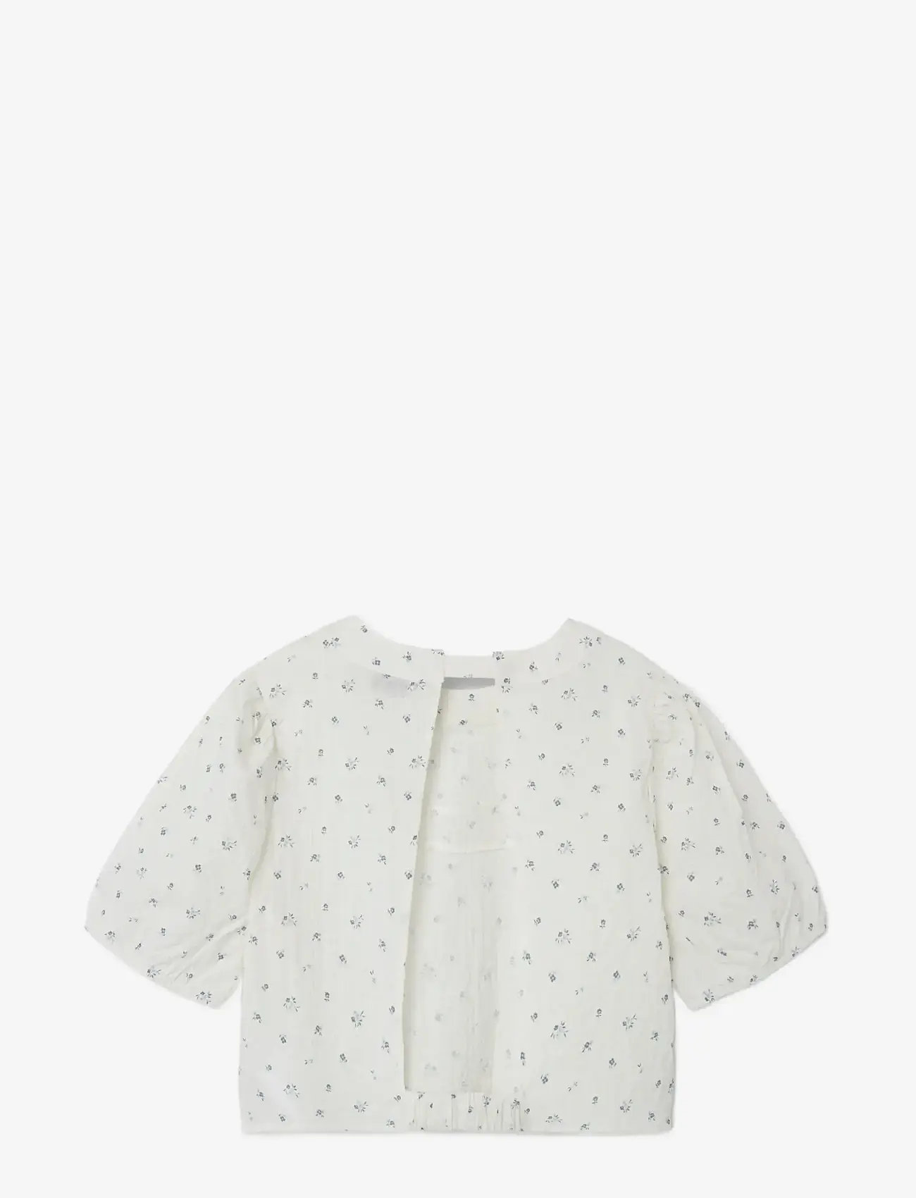 LMTD - NLFHEERSA SS CROP TOP - blusen & tuniken - white alyssum - 1