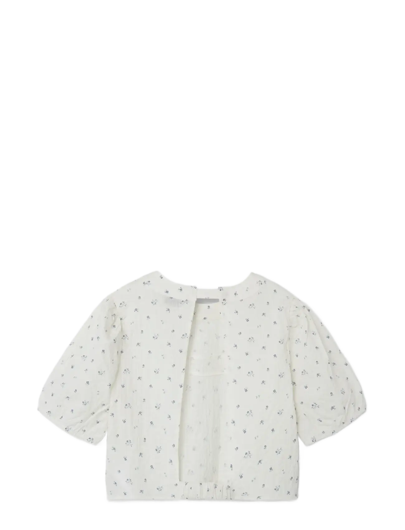LMTD - NLFHEERSA SS CROP TOP - sommerschnäppchen - white alyssum - 1