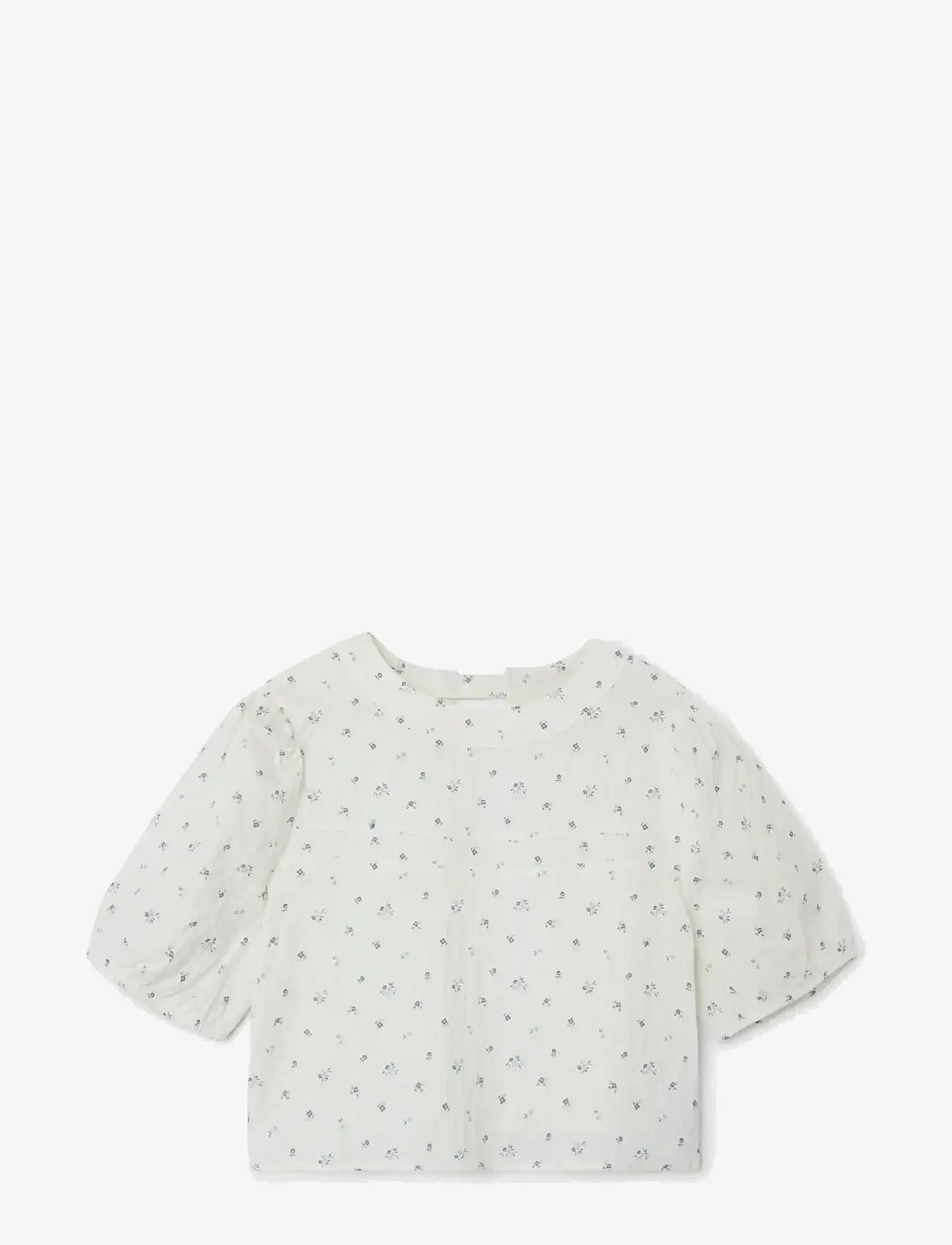 LMTD - NLFHEERSA SS CROP TOP - blusen & tuniken - white alyssum - 2