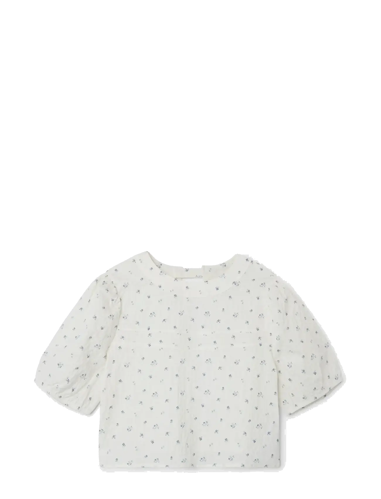 LMTD - NLFHEERSA SS CROP TOP - sommerschnäppchen - white alyssum - 2