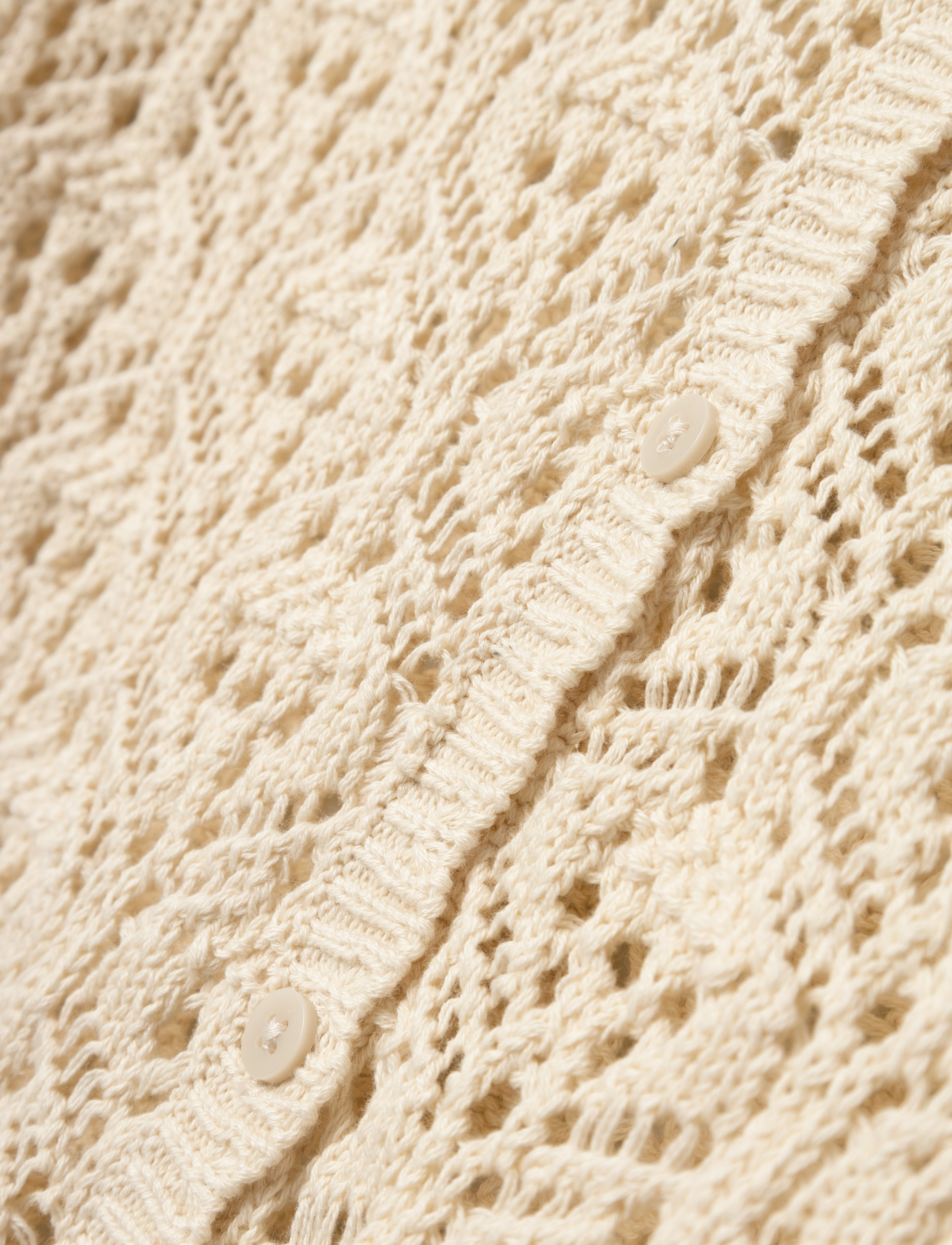LMTD - NLFHIVY 2/4 CROSHET SHORT CARDIGAN - turtledove - 3