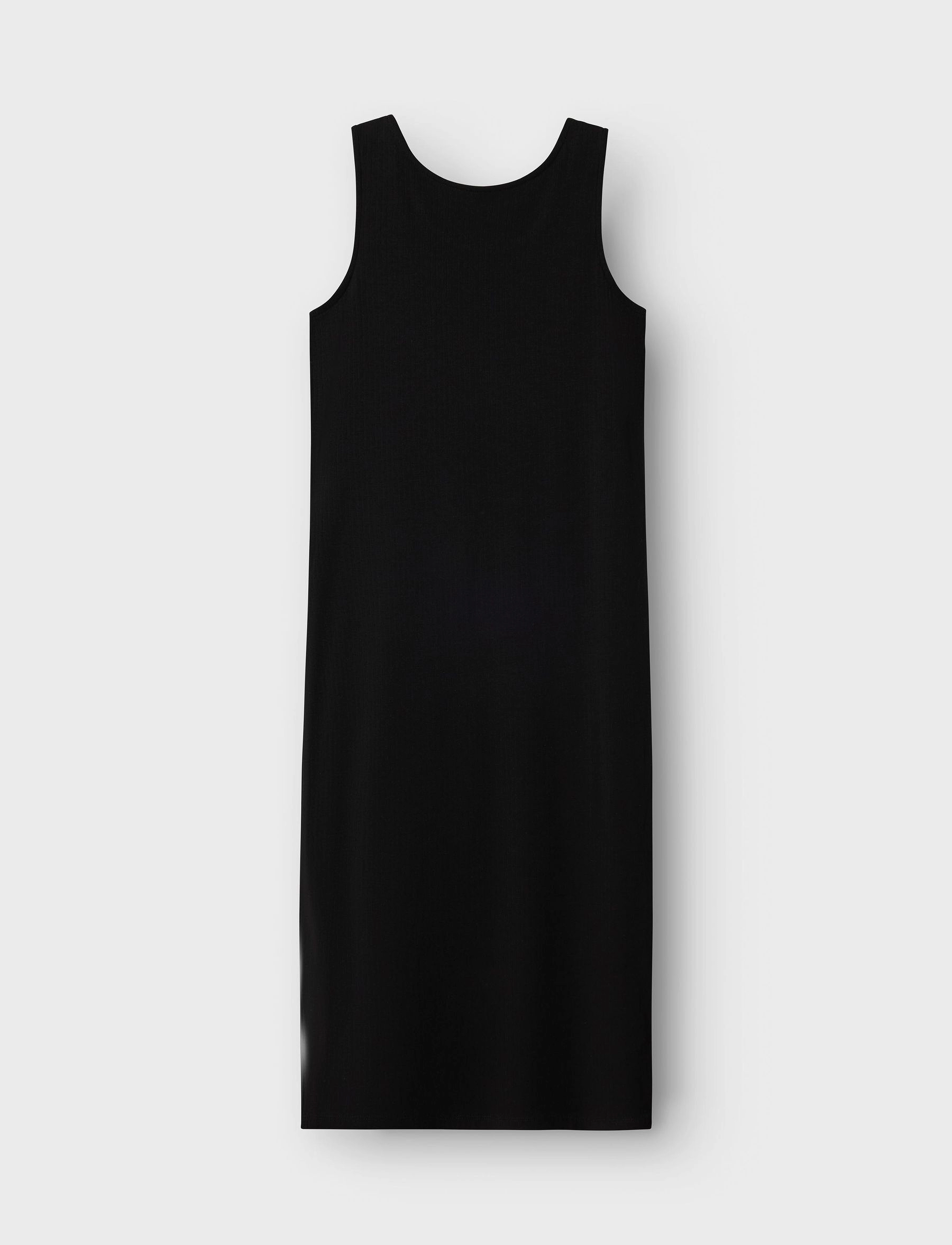LMTD - NLFNUNNEREV SL MIDI TANK DRESS - black - 2