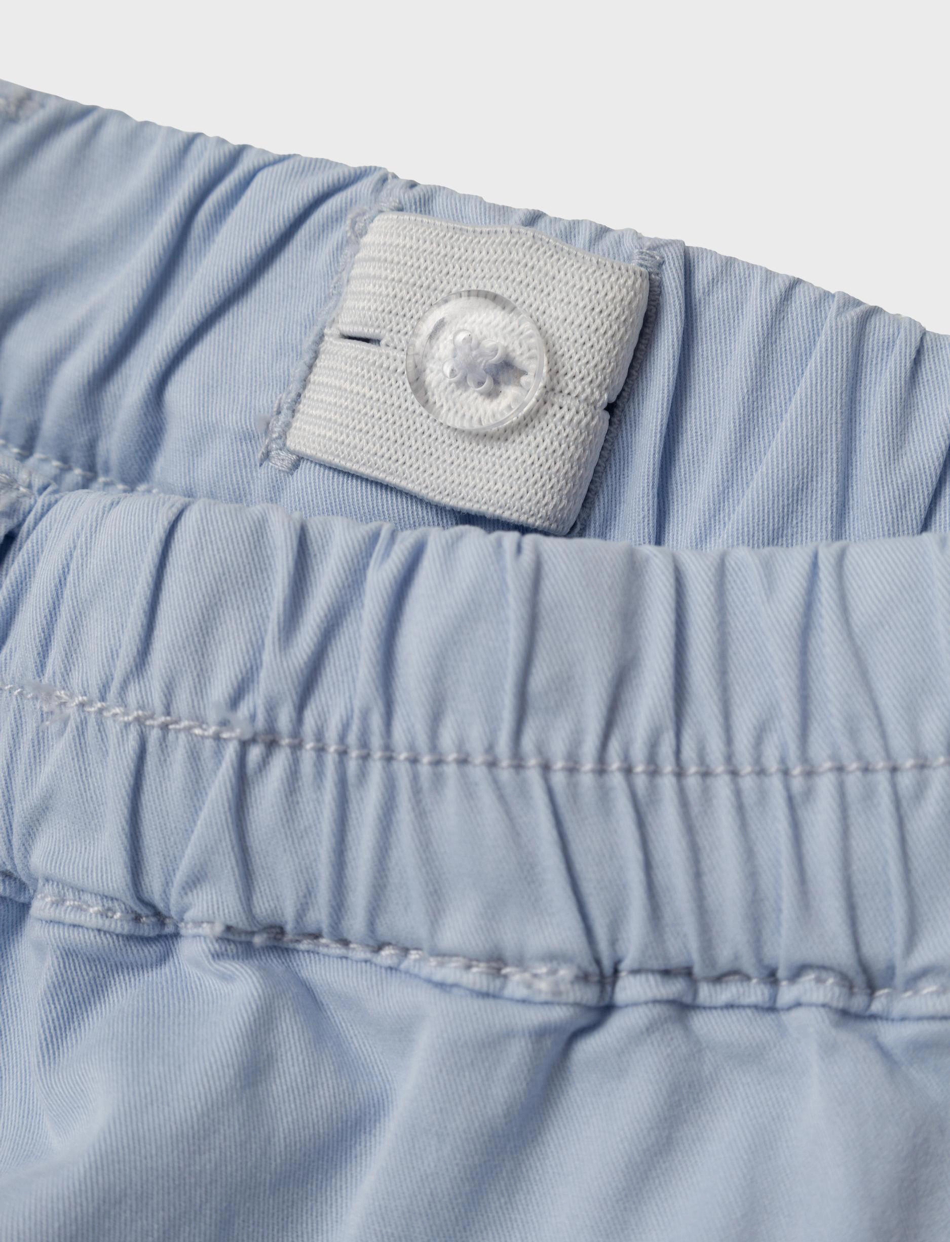 LMTD - NLFFLIP TWI LW WIDE CARGO PANT - bukser - heather - 2