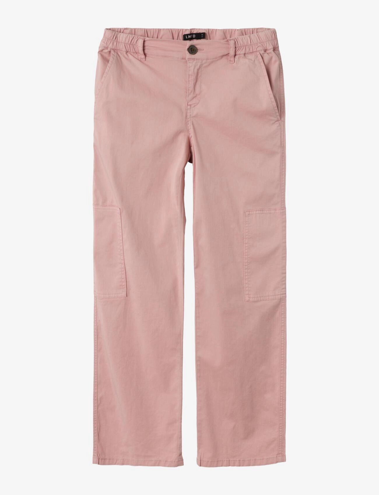 LMTD NLFFLIP TWI LW WIDE CARGO PANT - LMTD - PALE MAUVE / pink/rose