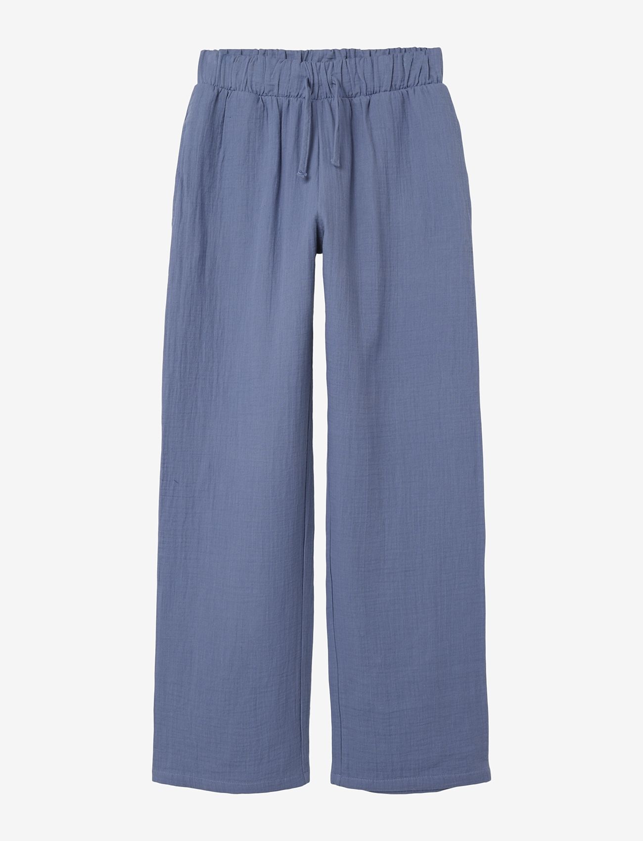 LMTD - NLFHUSSA STRING STRAIGHT PANT - stonewash - 0