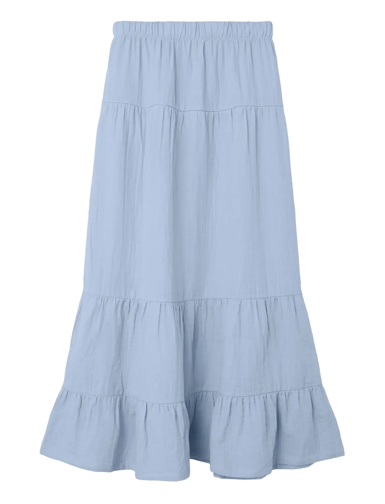 LMTD NLFHUSSA LONG SKIRT NOOS - Kjoler & Nederdele - HEATHER / blue