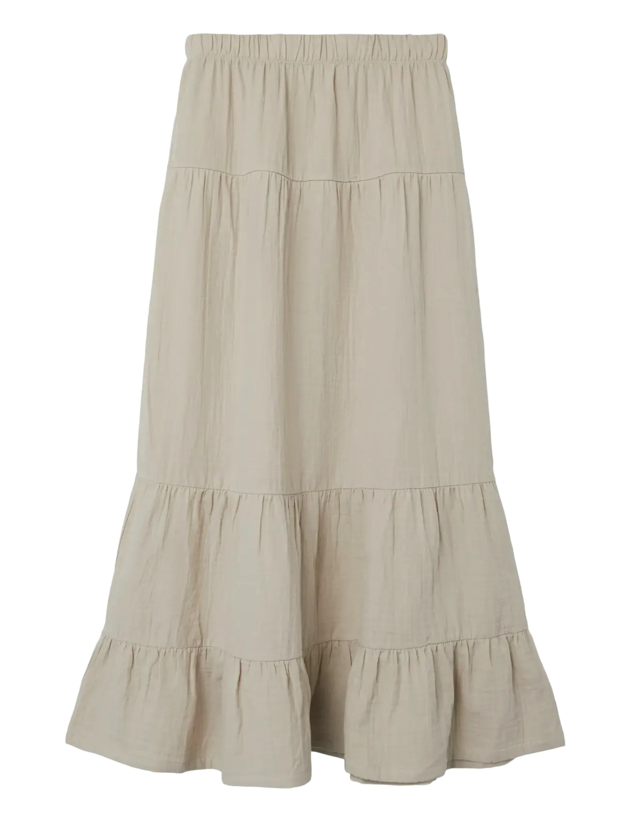 LMTD NLFHUSSA LONG SKIRT NOOS - Klänningar & Kjolar - PEYOTE / beige