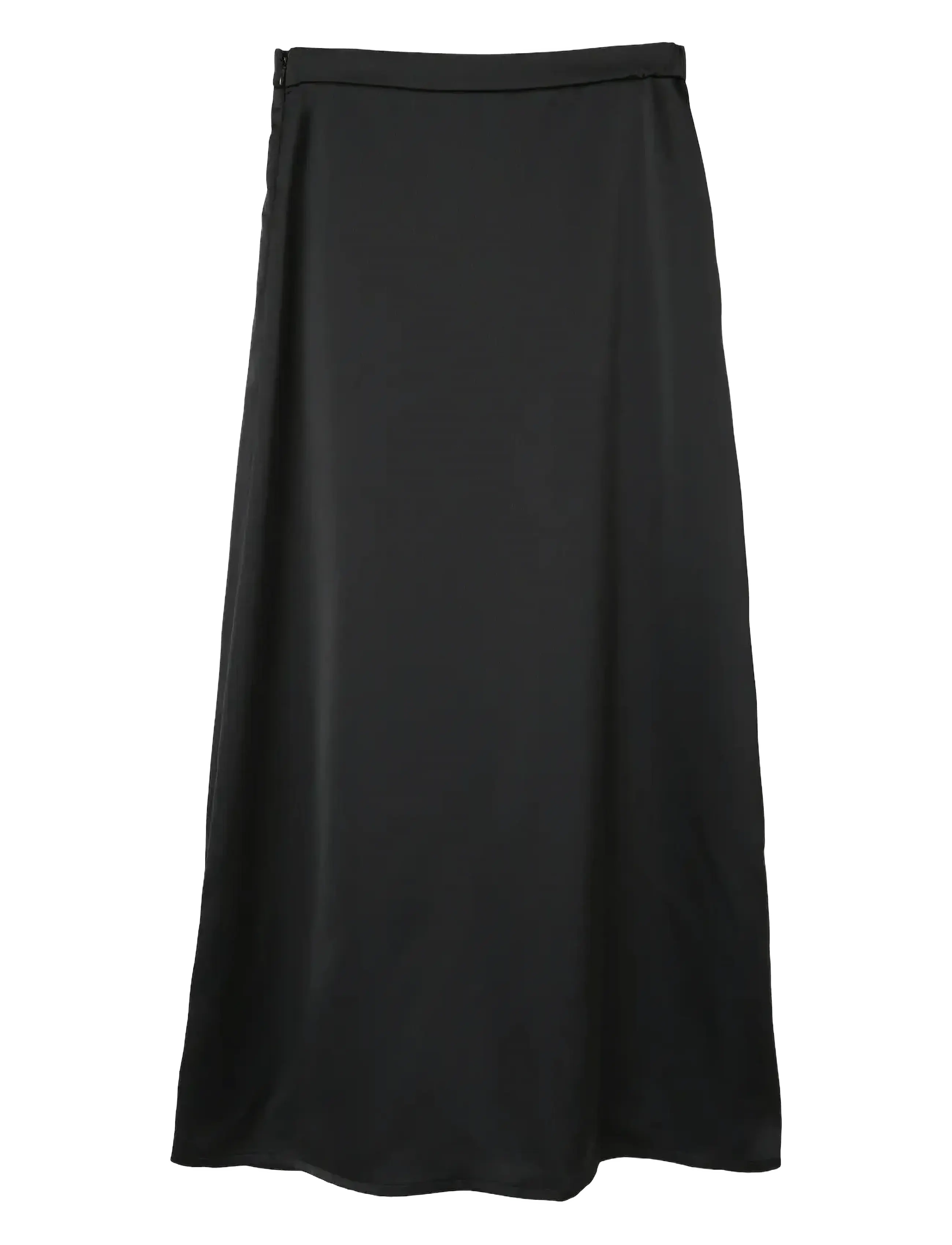 LMTD NLFSATIN LONG SKIRT - Klänningar & Kjolar - BLACK / black