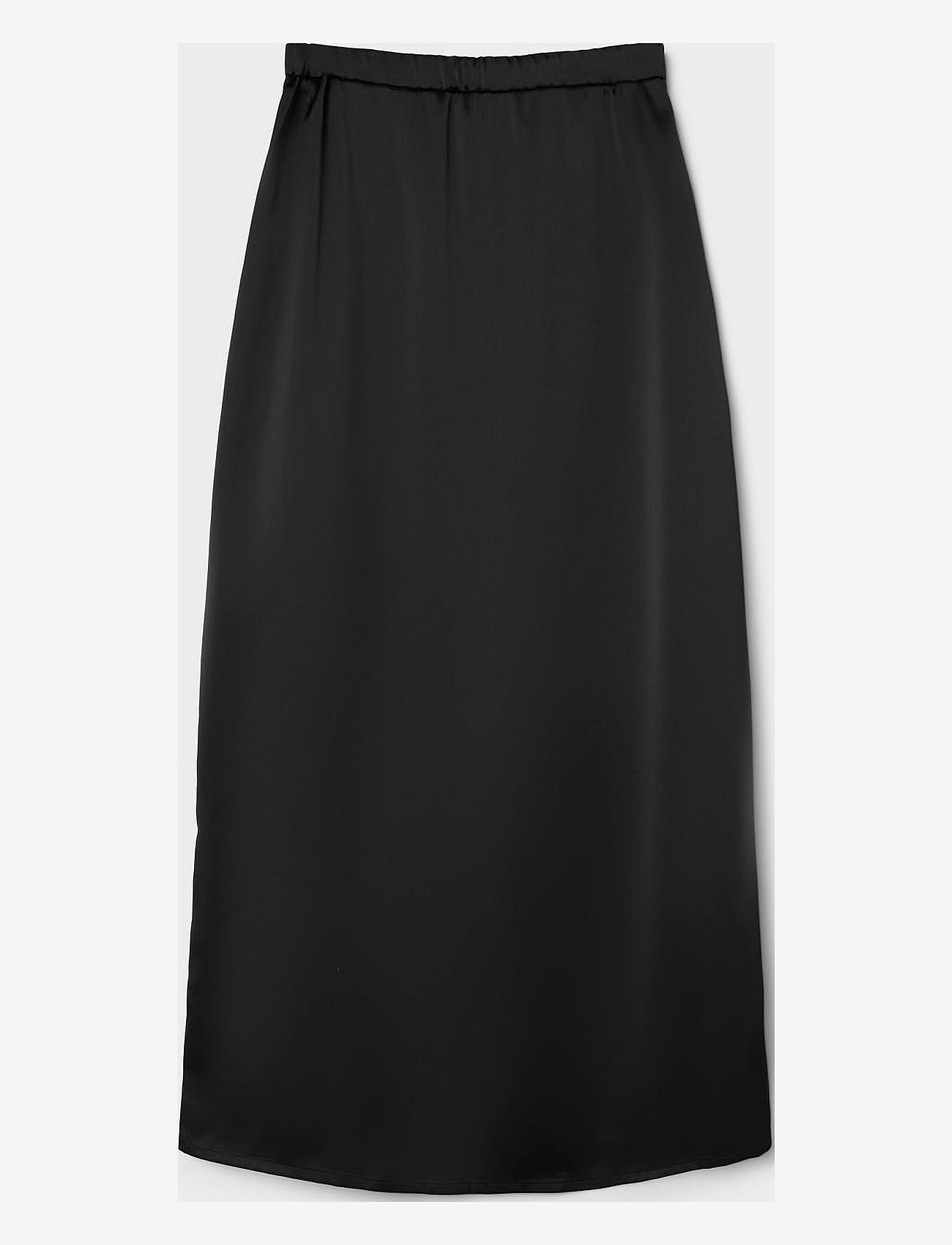 LMTD - NLFSATIN LONG SKIRT - ilgi sijonai - black - 1