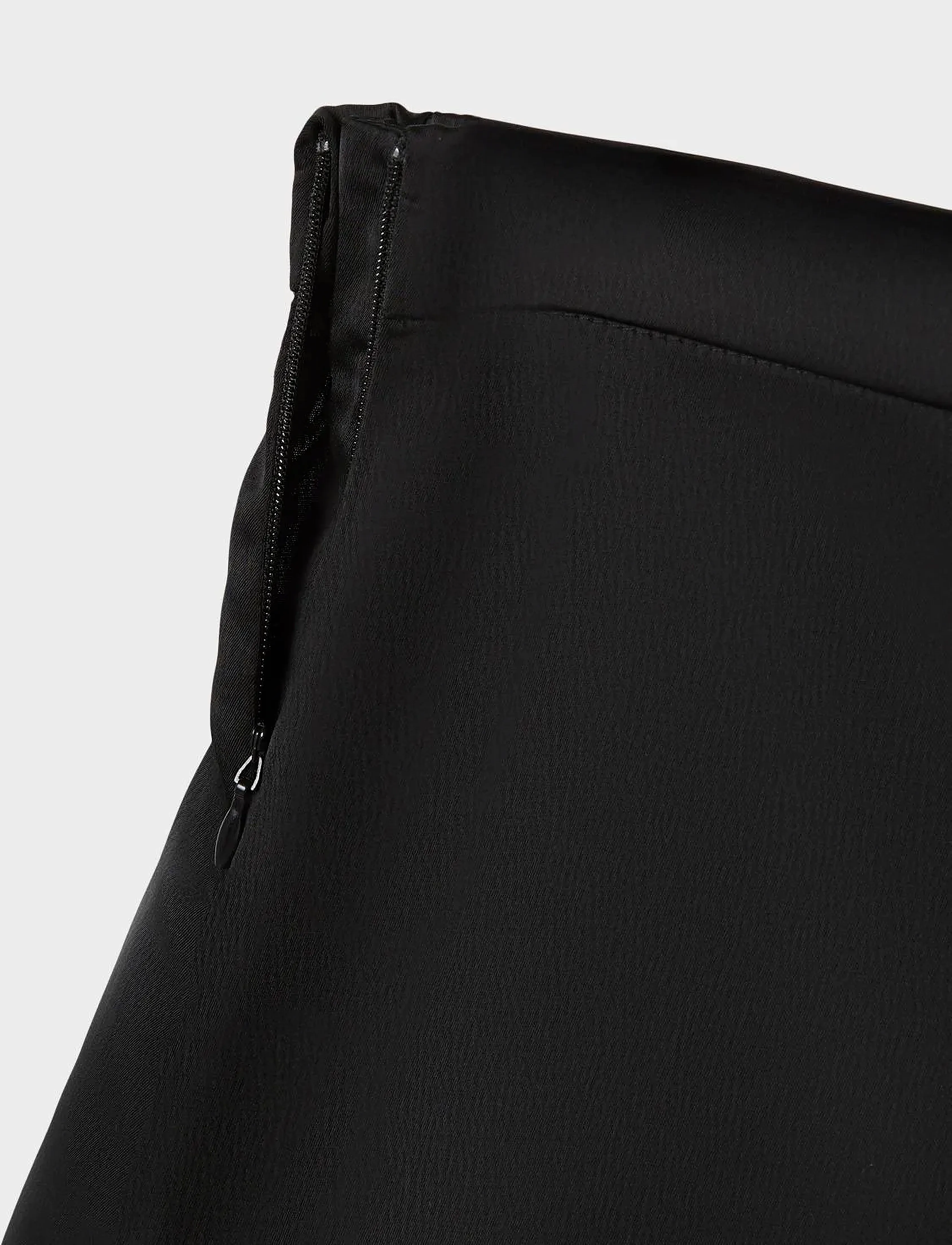 LMTD - NLFSATIN LONG SKIRT - black - 2