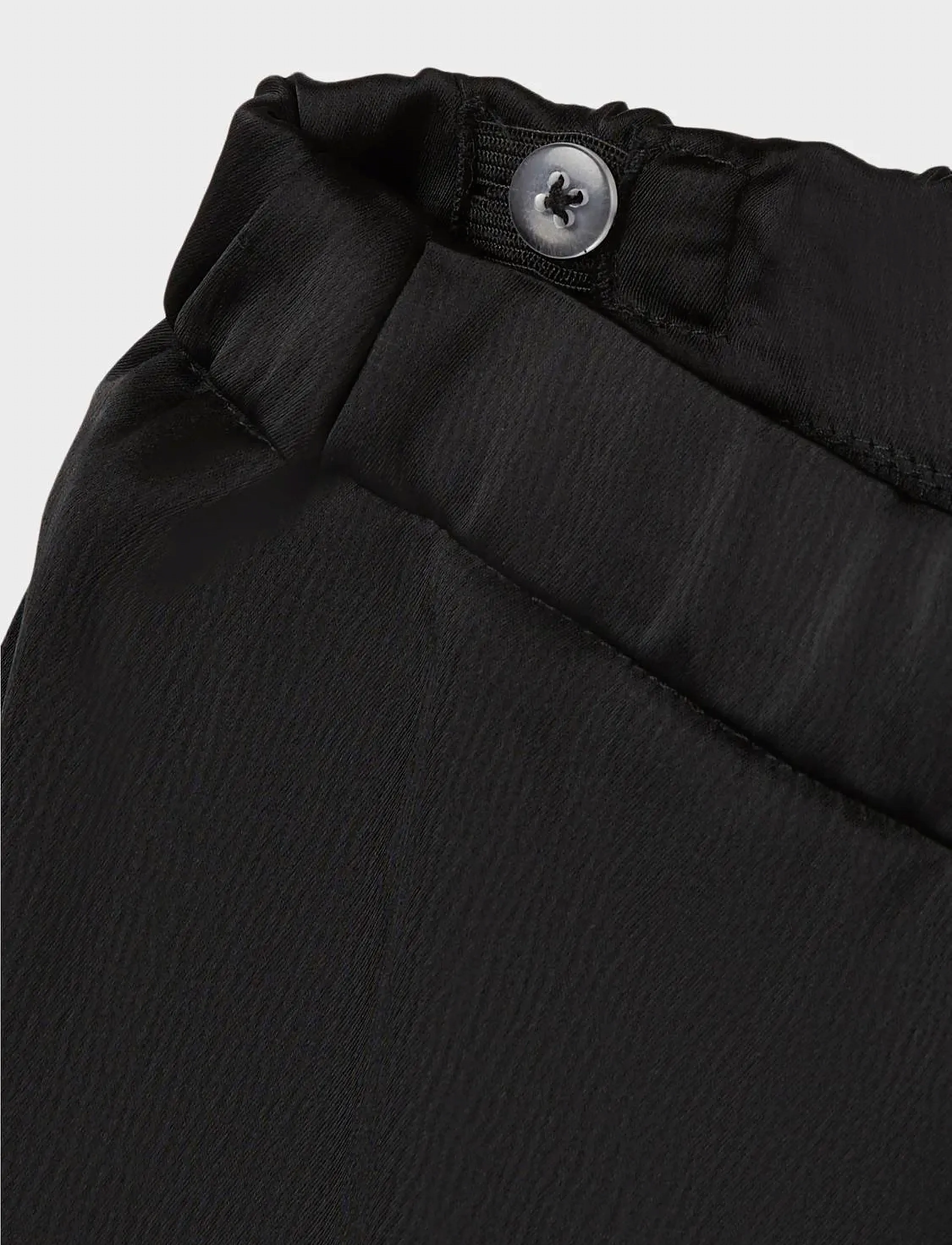 LMTD - NLFSATIN LONG SKIRT - black - 3