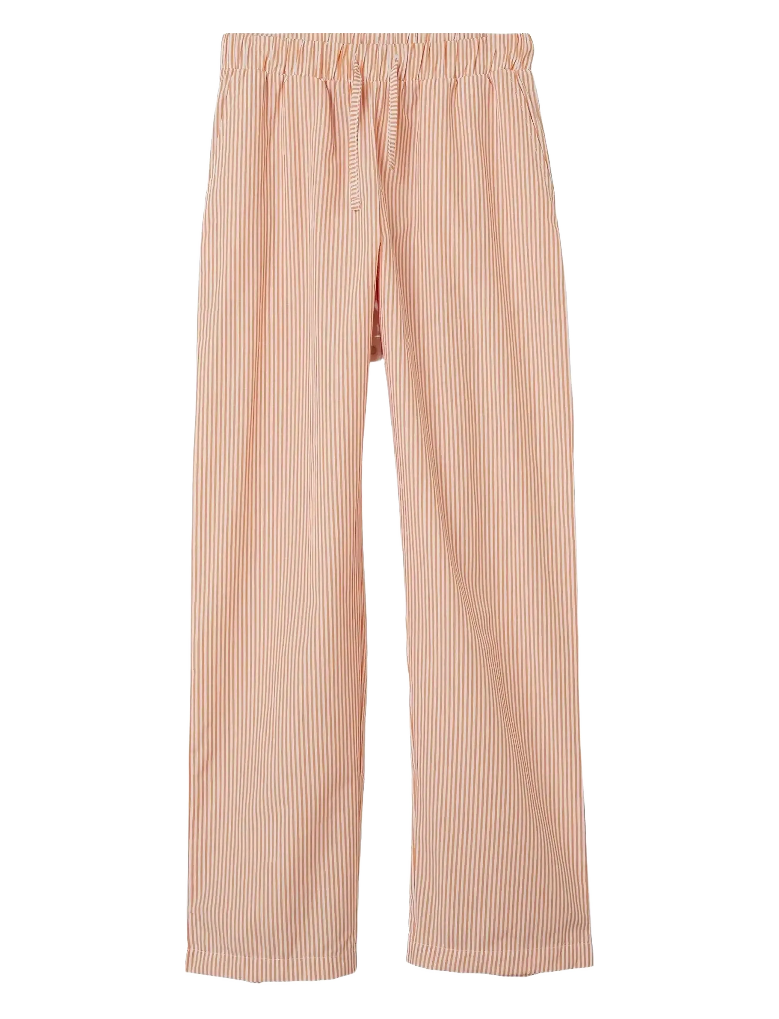 LMTD - NLFKILUCCA POPLIN PANT - papaya - 1
