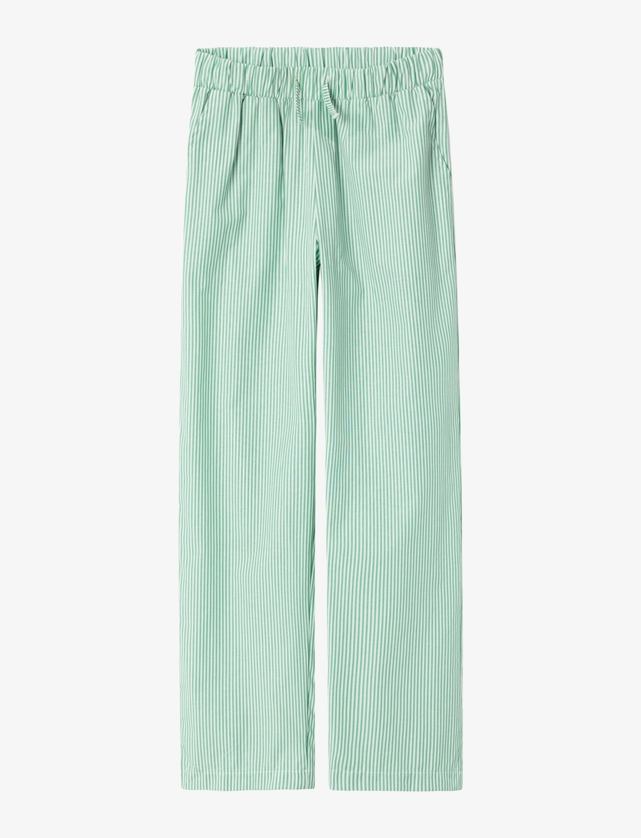 NLFKILUCCA POPLIN PANT - WATER GARDEN