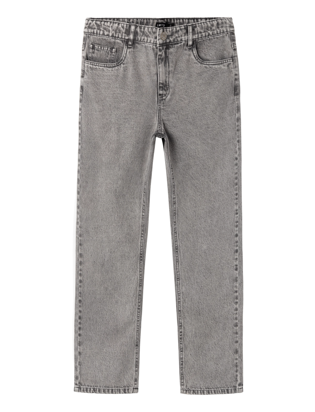 LMTD Nlfkizza Dnm Hw Mom Pant Noos, Børn, Højtaljede Mom Jeans, Grå, Str: 176