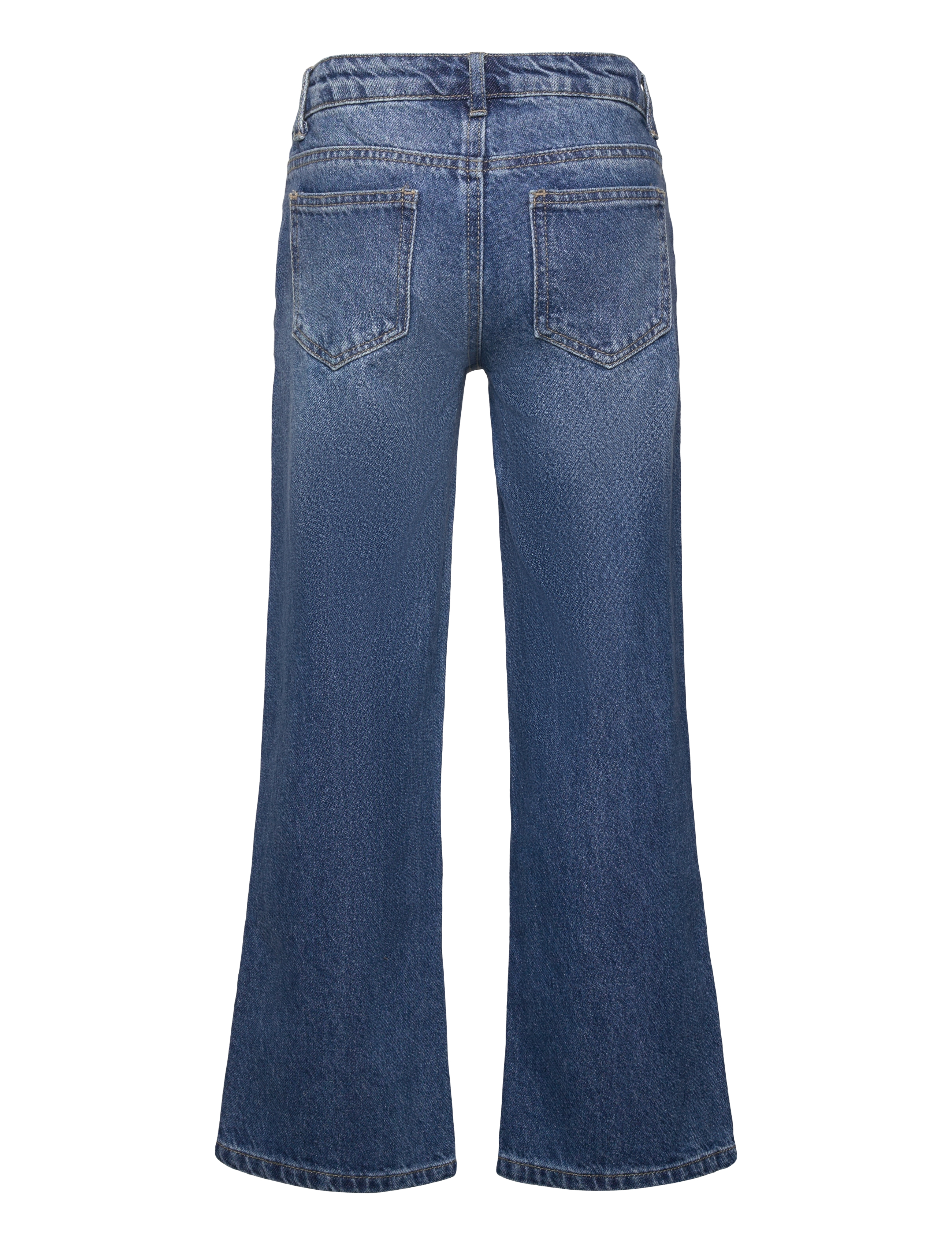 LMTD - NLFKIM DNM LW STRAIGHT PANT NOOS - regular jeans - dark blue denim - 1