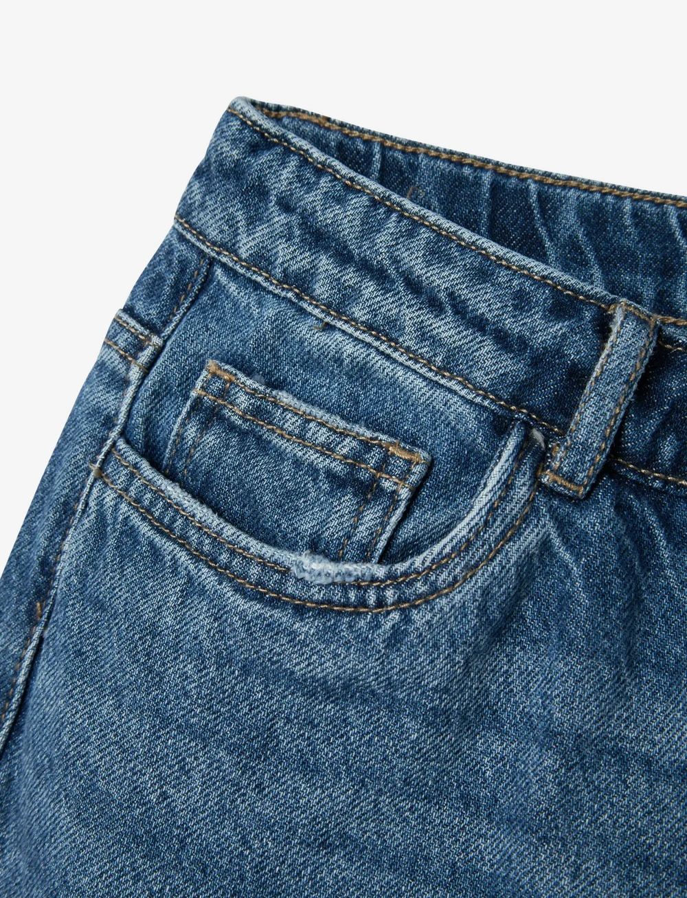 LMTD - NLFKIM DNM LW STRAIGHT PANT NOOS - regular jeans - dark blue denim - 2