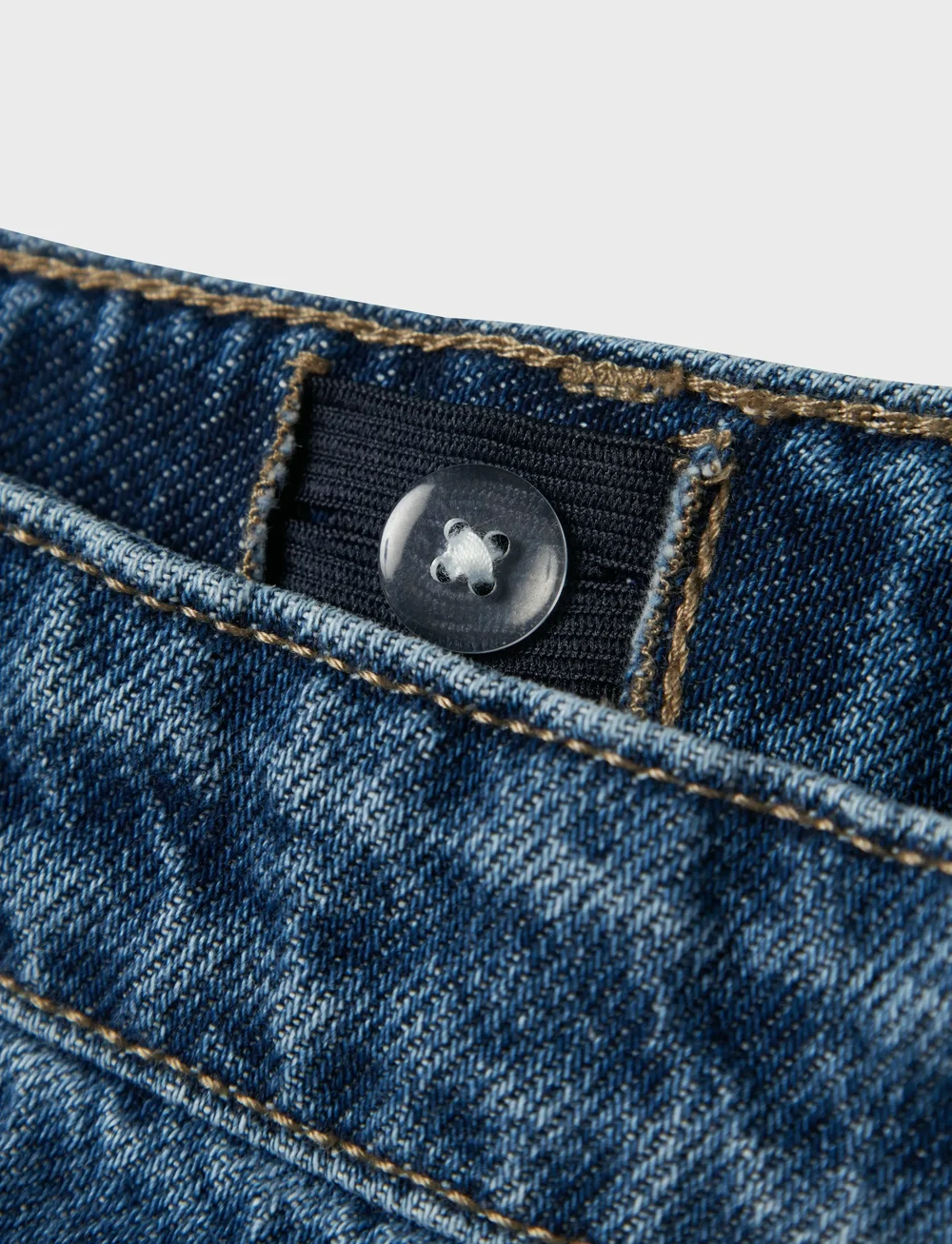 LMTD - NLFKIM DNM LW STRAIGHT PANT NOOS - regular jeans - dark blue denim - 3