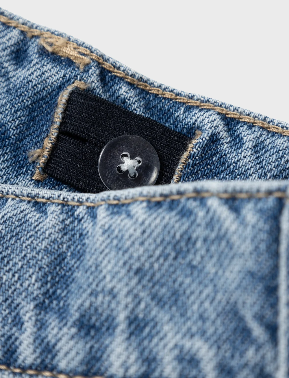 LMTD - NLMKIM DNM DAD STRAIGHT PANT NOOS - regular jeans - medium blue denim - 3