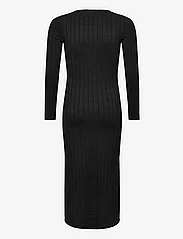 LMTD - NLFLUNNE LS LONG SLIM DRESS - long-sleeved casual dresses - black - 1