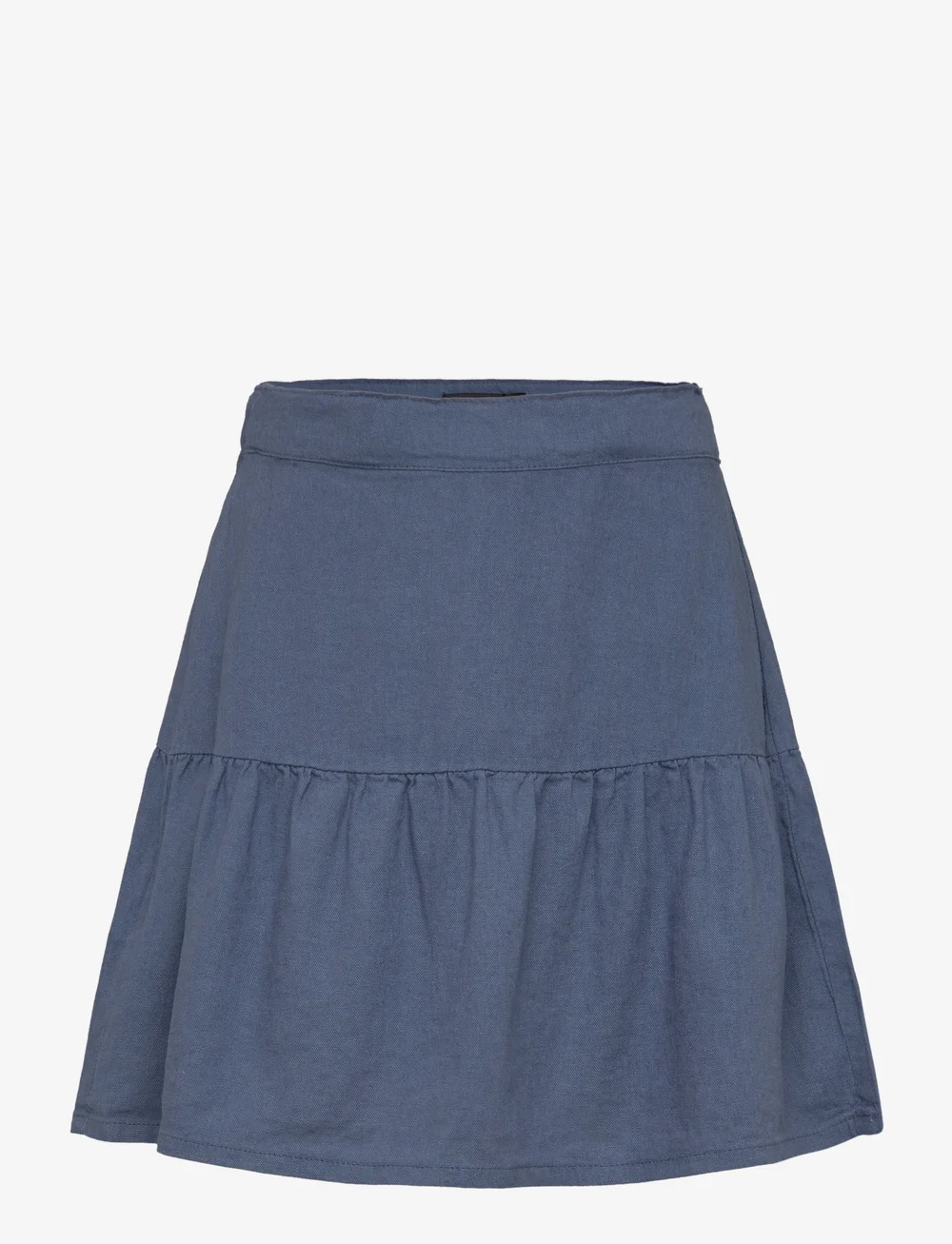 LMTD - NLFHILL LINEN SHORT SKIRT - korta kjolar - vintage indigo - 0