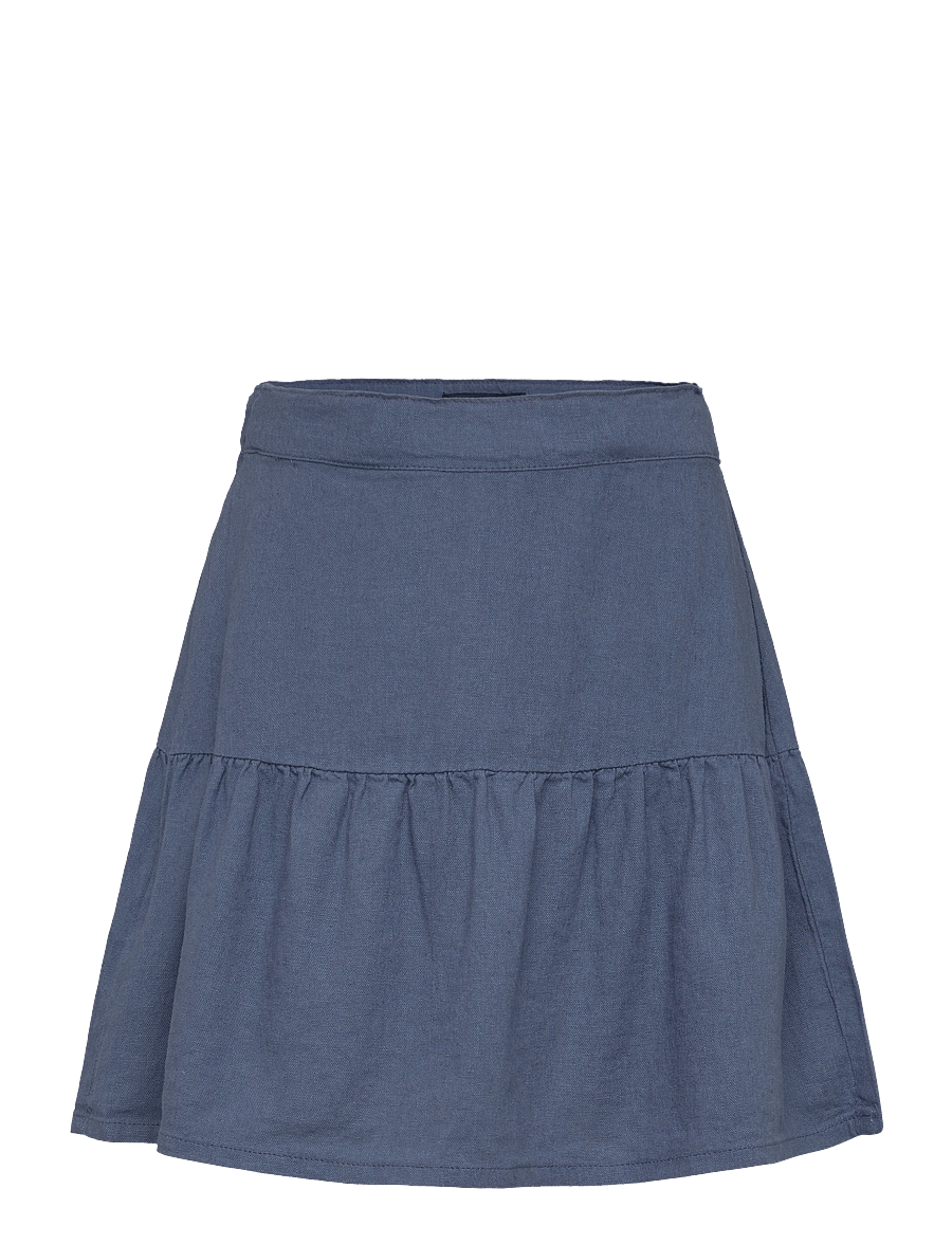 LMTD - NLFHILL LINEN SHORT SKIRT - vintage indigo - 0